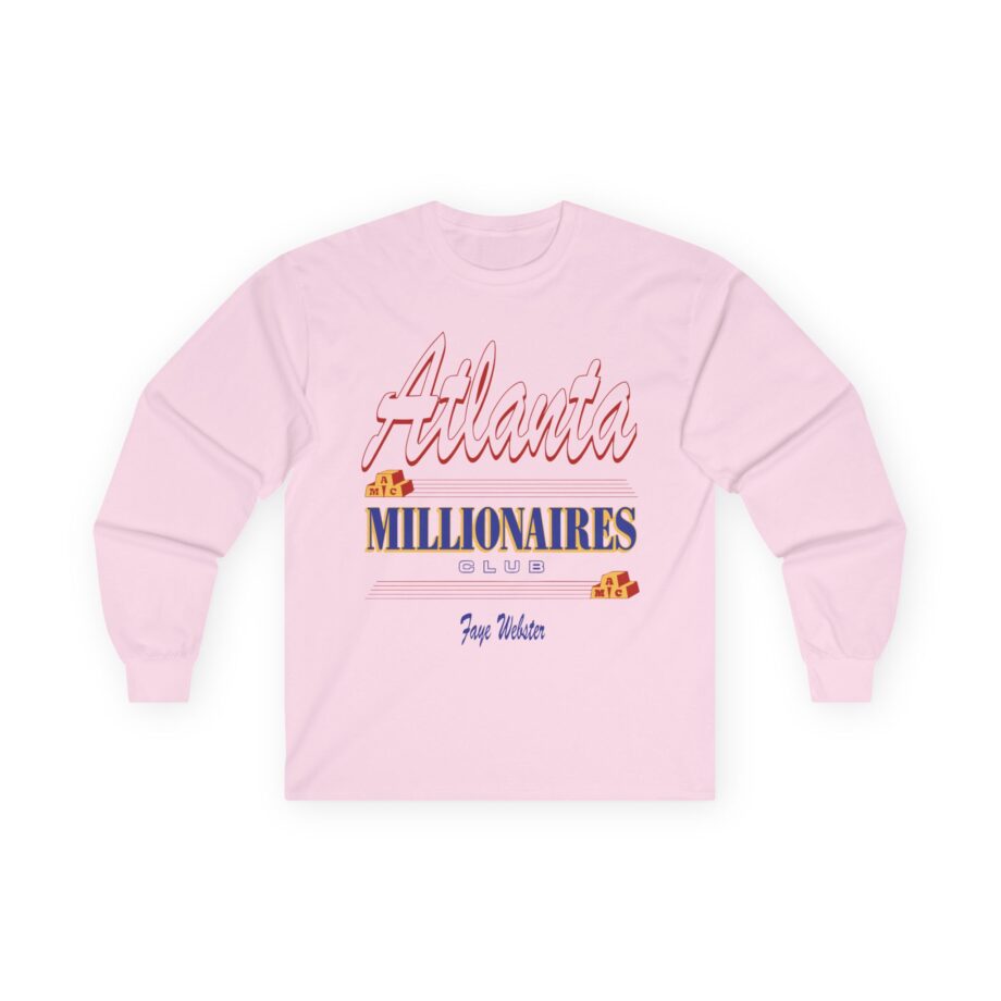 Faye Webster Atlanta Millionaires Club Unisex Ultra Cotton Long Sleeve Tee