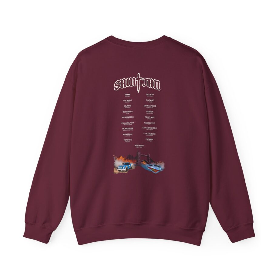Saint JhnIgnorant Forever World Tour Unisex Heavy Blend™ Crewneck Sweatshirt