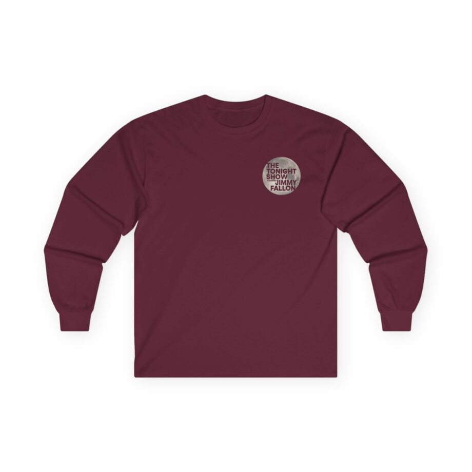 Jimmy Fallon Tonight Show Moon Logo Unisex Ultra Cotton Long Sleeve Tee