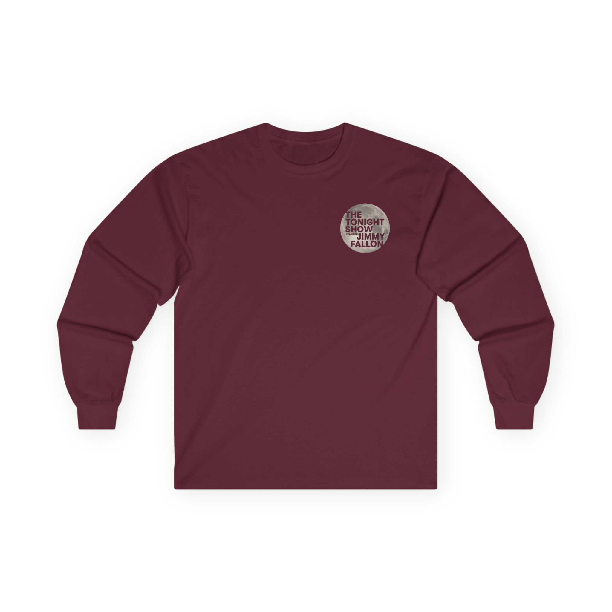 Jimmy Fallon Tonight Show Moon Logo Unisex Ultra Cotton Long Sleeve Tee