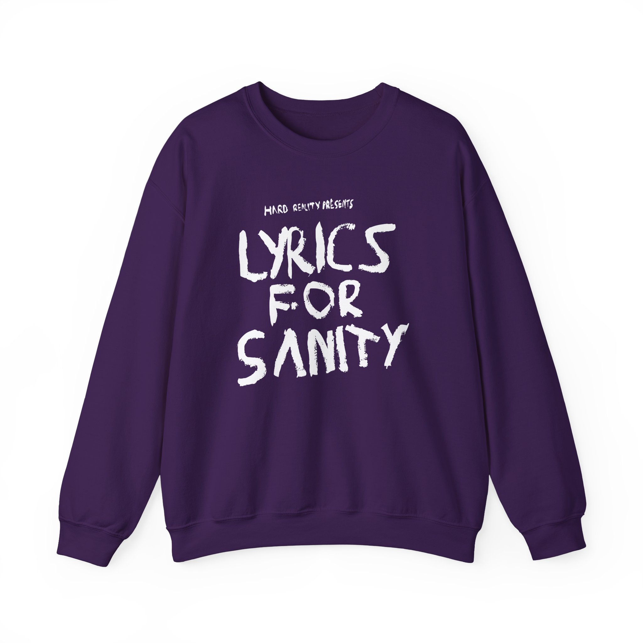 Songer Lyrics for Sanity Unisex Heavy Blendâ„¢ Crewneck Sweatshirt