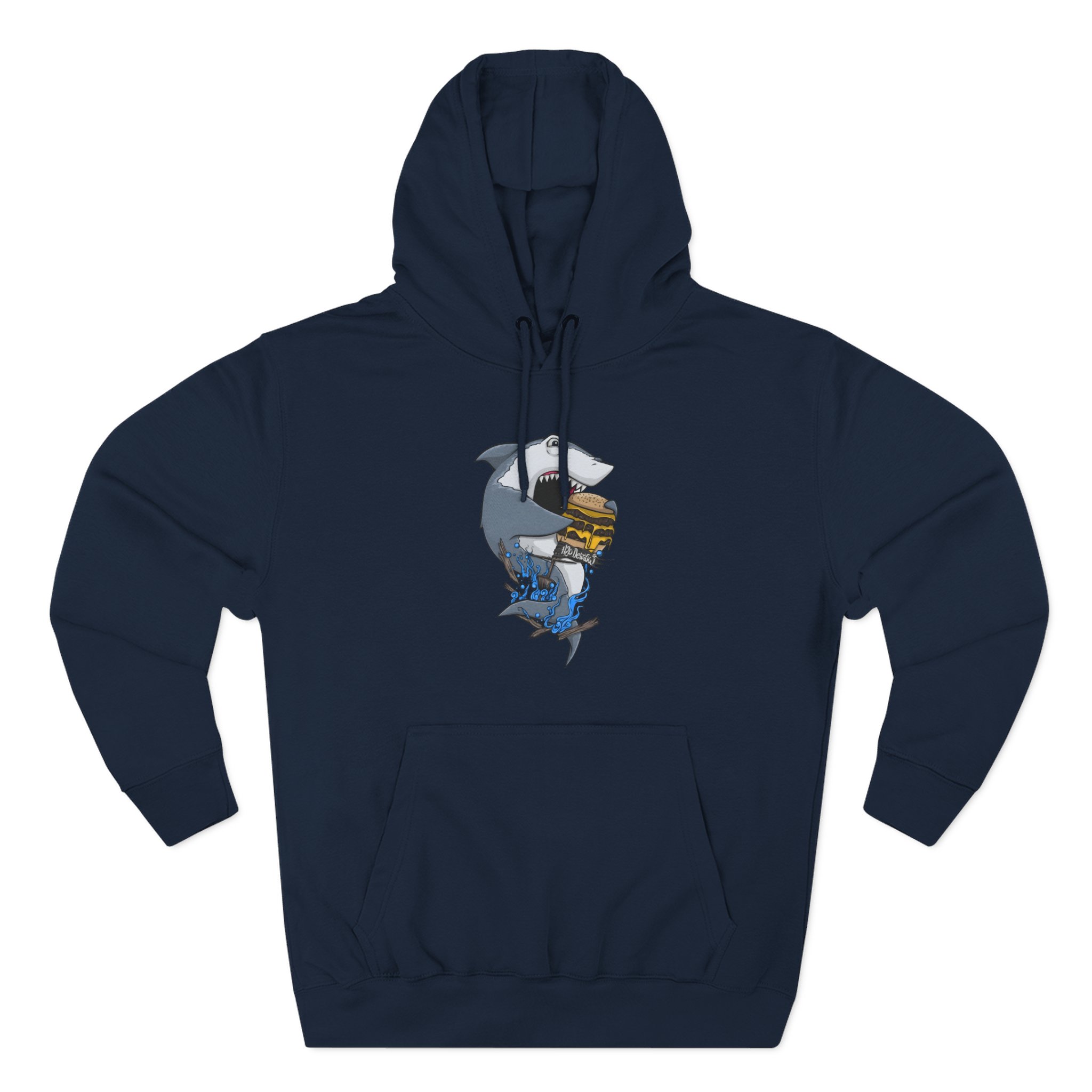 H2odelirious Hungry Shark Three-Panel Fleece Hoodie