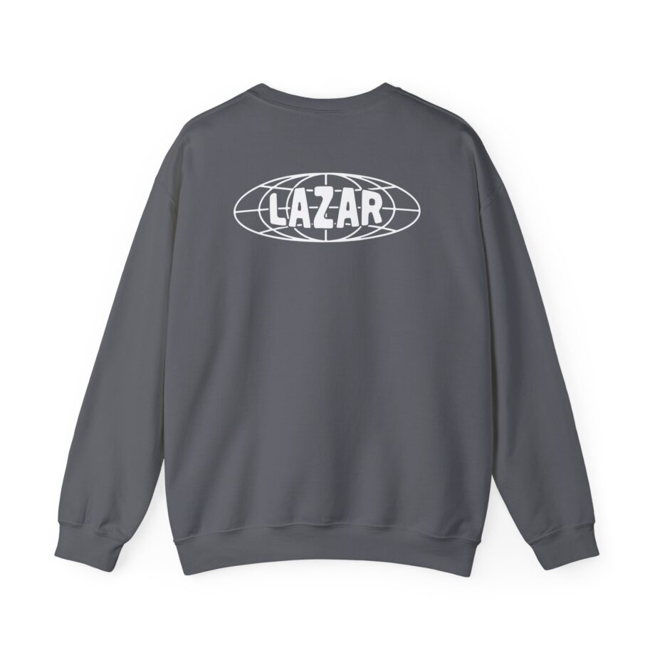 Lazarbeam Globe Indigo Unisex Heavy Blend™ Crewneck Sweatshirt