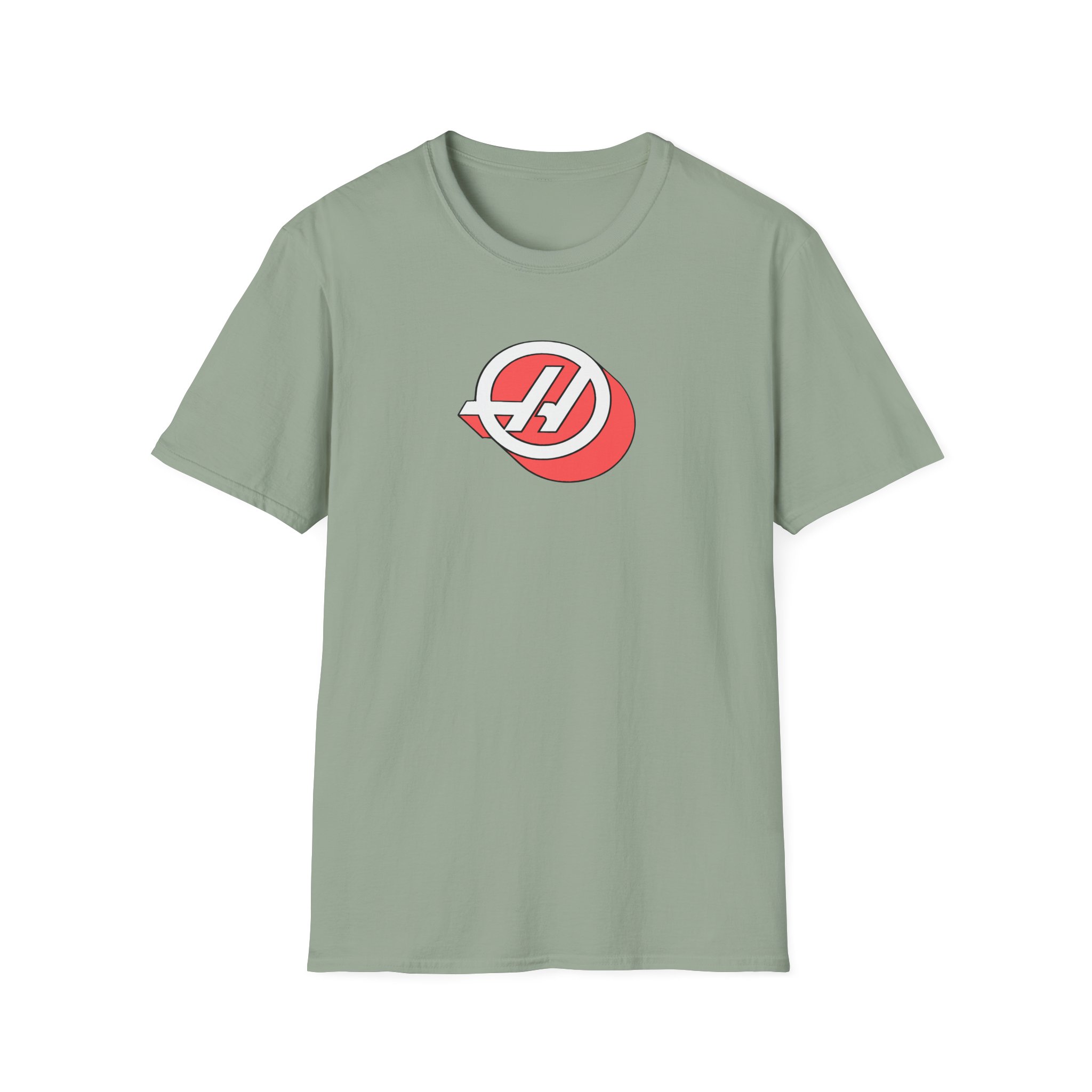 Haas F1 3d Roundel Unisex Softstyle T-Shirt