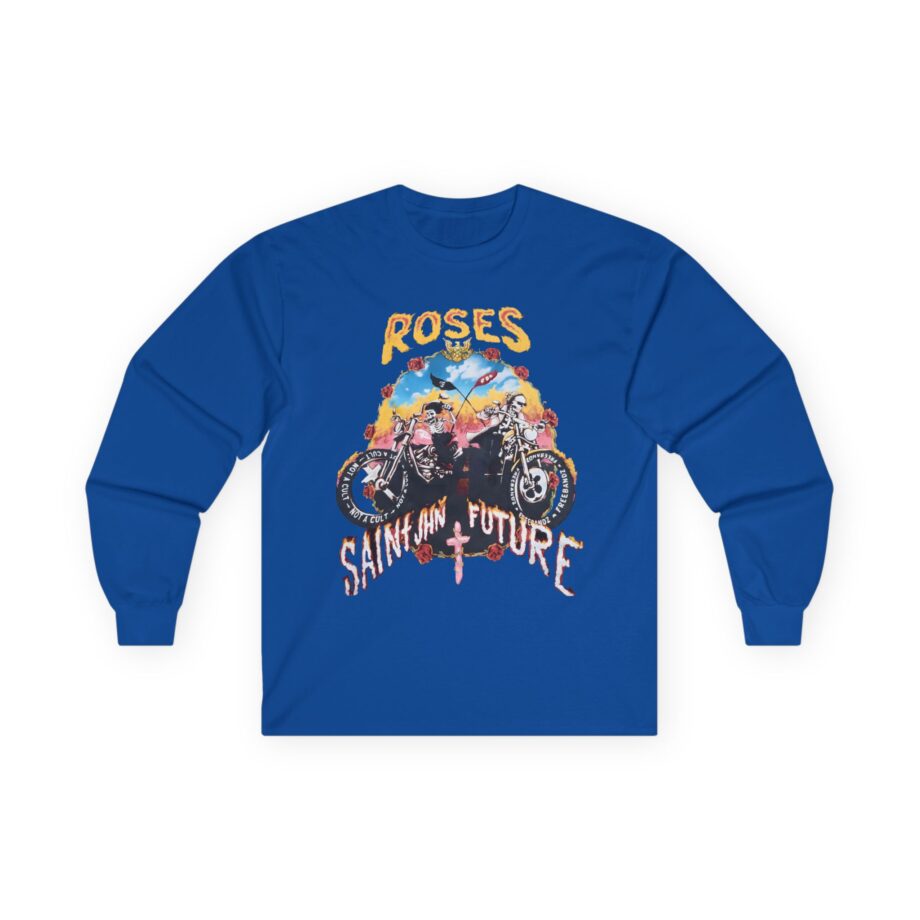 Saint Jhn Not a Cult X Freebandz Roses Unisex Ultra Cotton Long Sleeve Tee