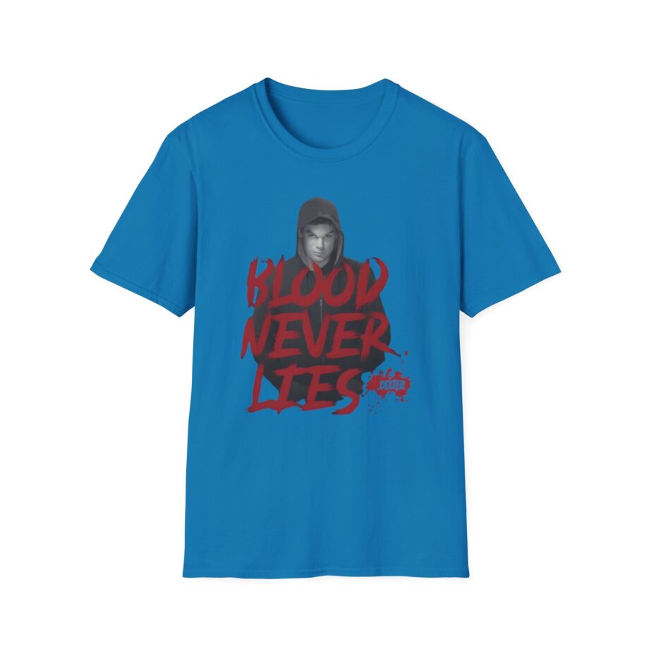 Dexter Blood Never Lies Unisex Softstyle T-Shirt