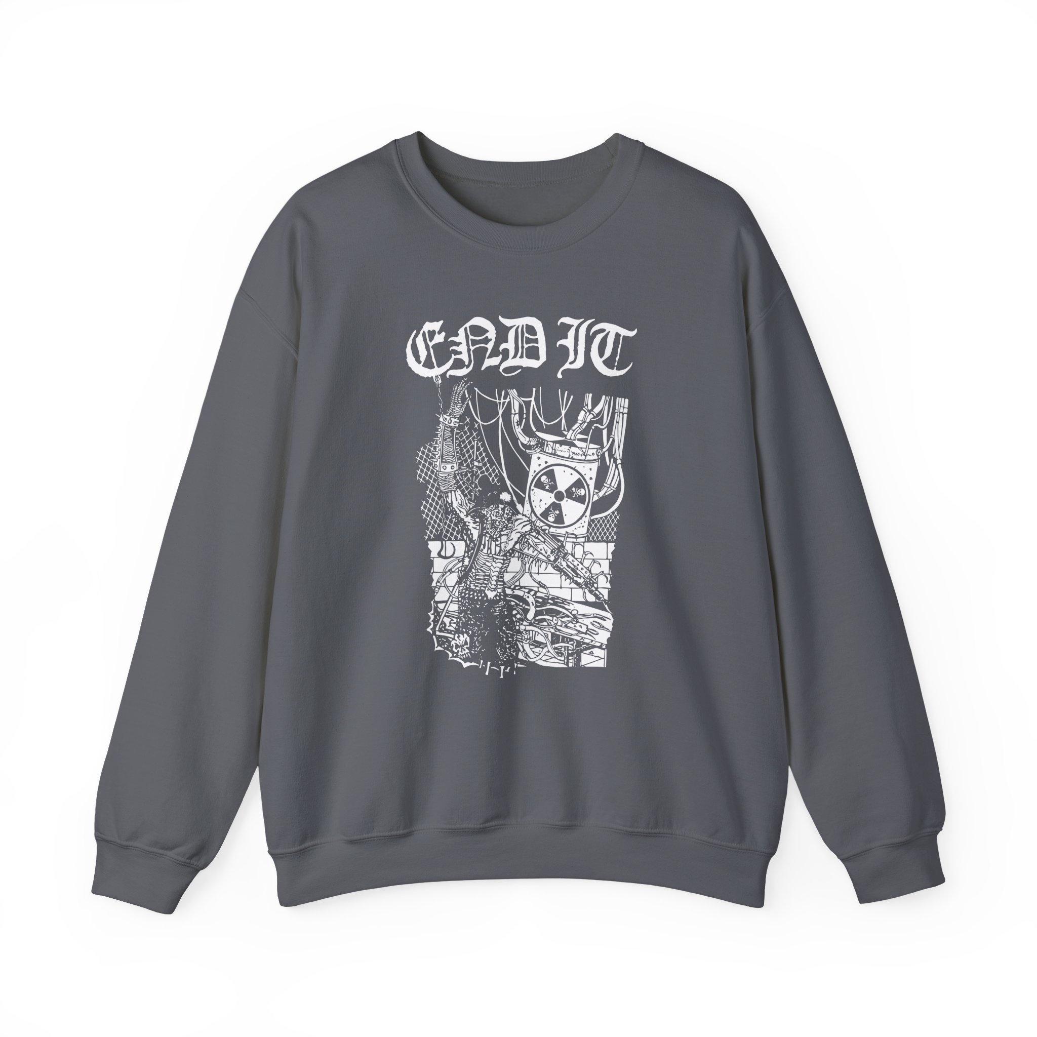 End It Radioactive Unisex Heavy Blend Crewneck Sweatshirt