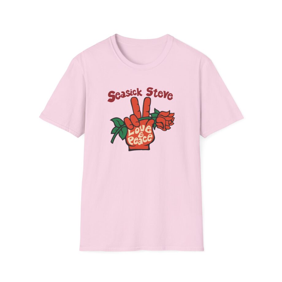 Seasick Steve Love & Peace Unisex Softstyle T-Shirt