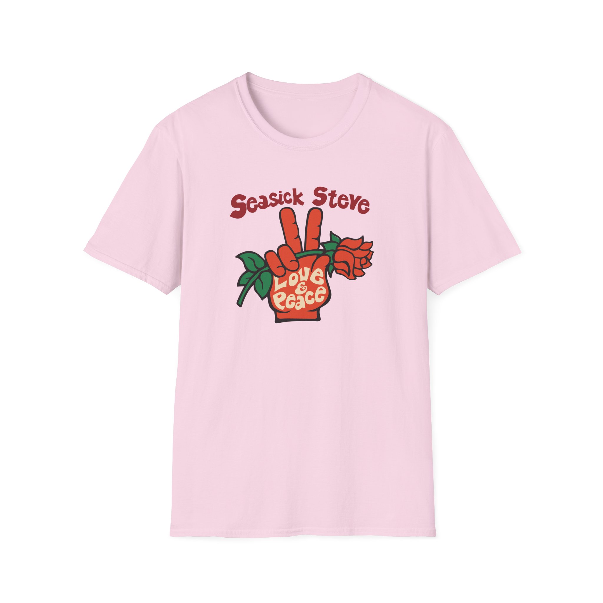 Seasick Steve Love & Peace Unisex Softstyle T-Shirt
