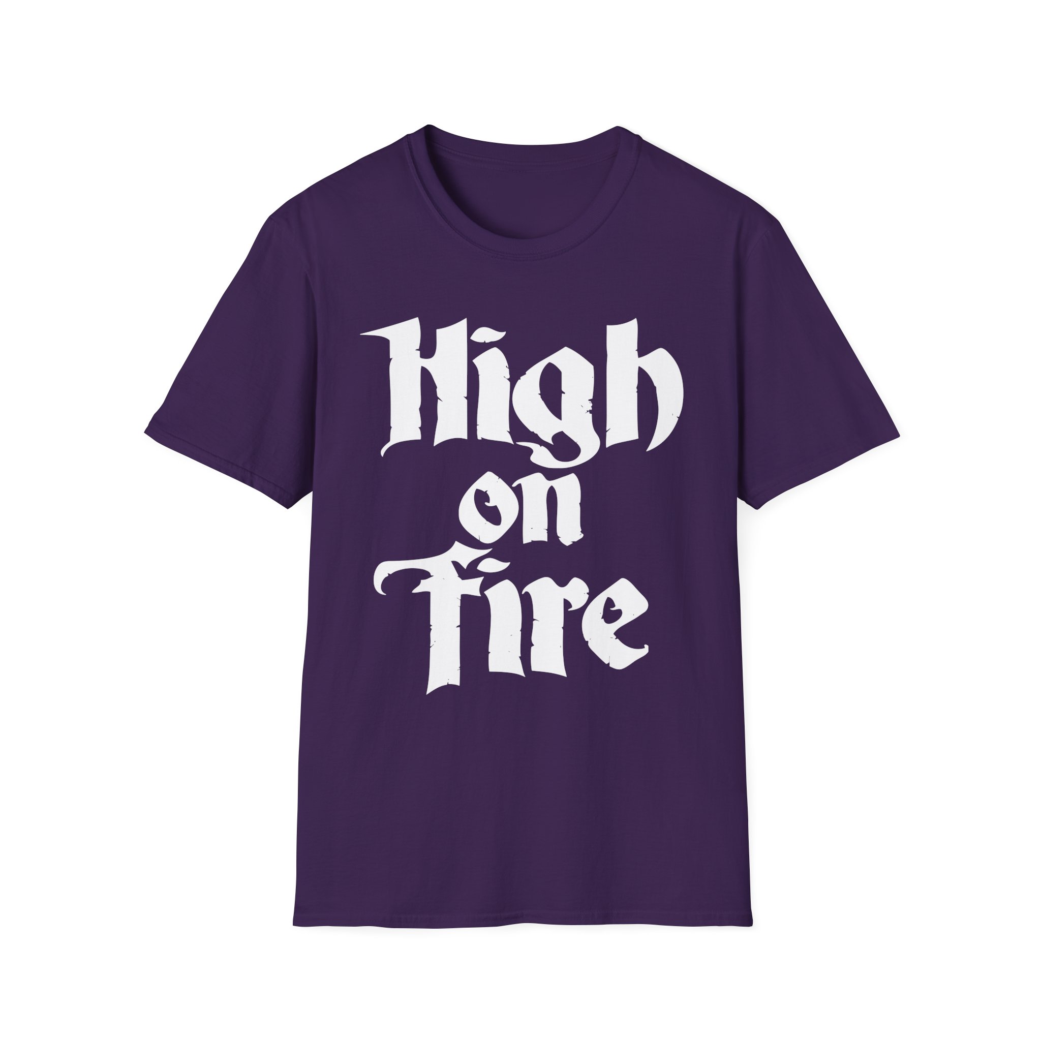 High on Fire Logo Unisex Softstyle T-Shirt
