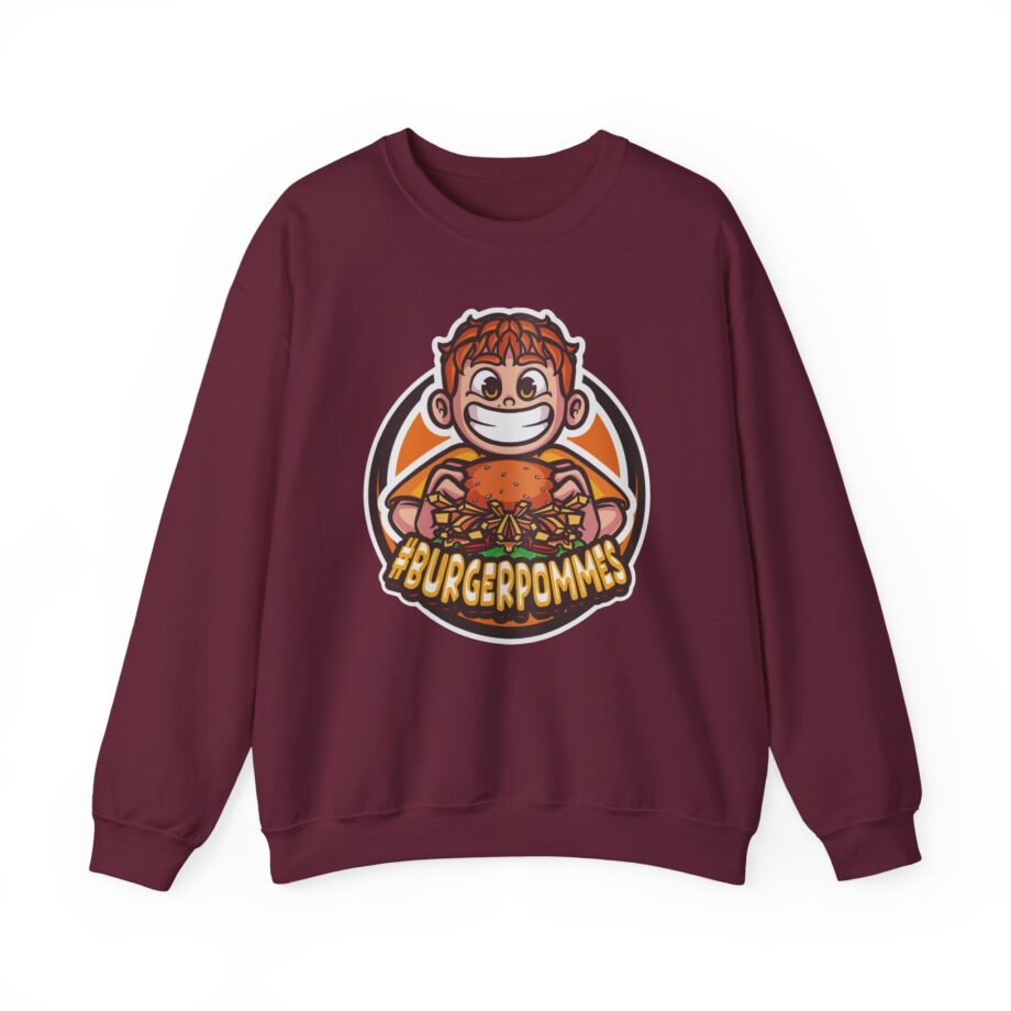 Burger Pommes Unisex Heavy Blend™ Crewneck Sweatshirt
