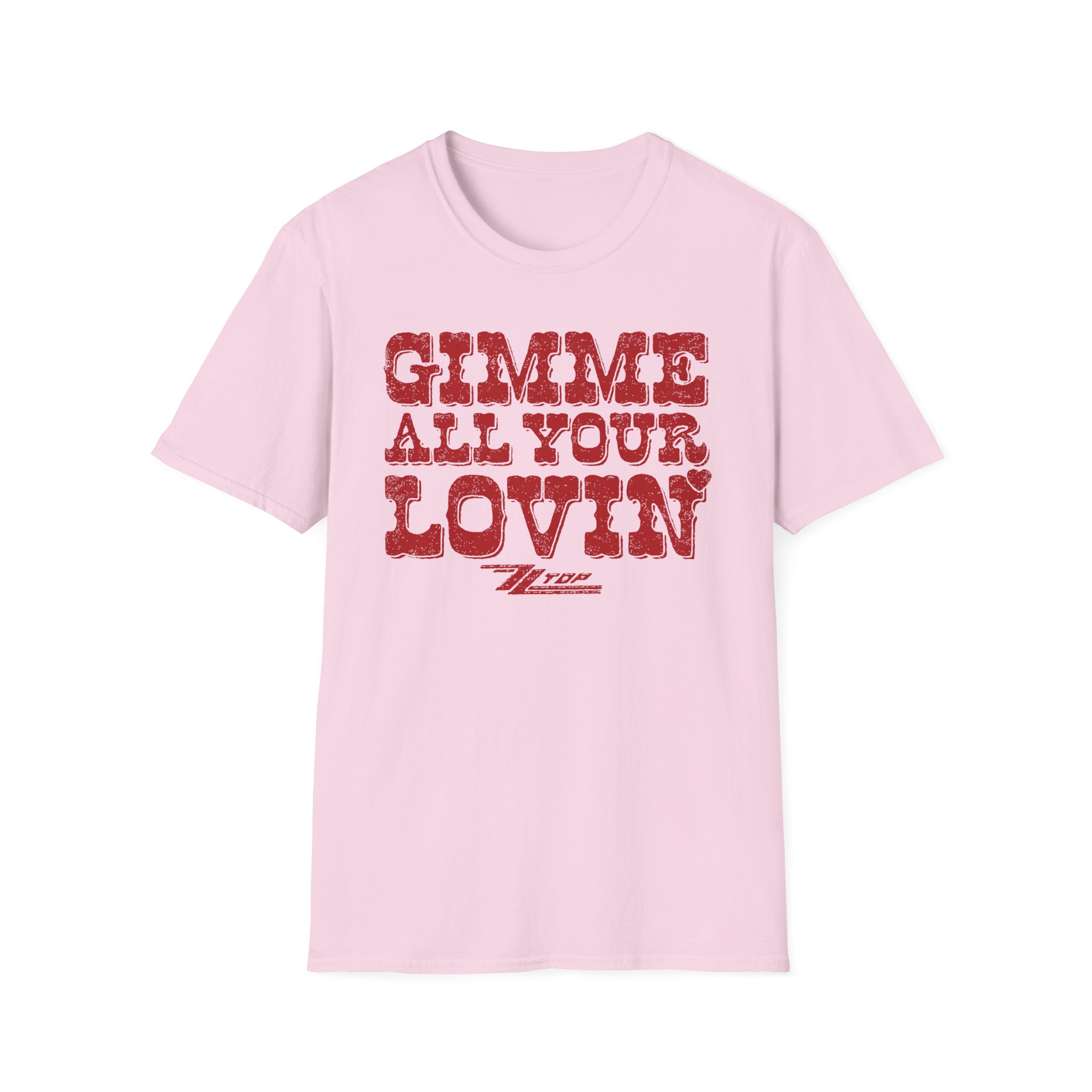 ZZ Top Valentine's Day Unisex Softstyle T-Shirt