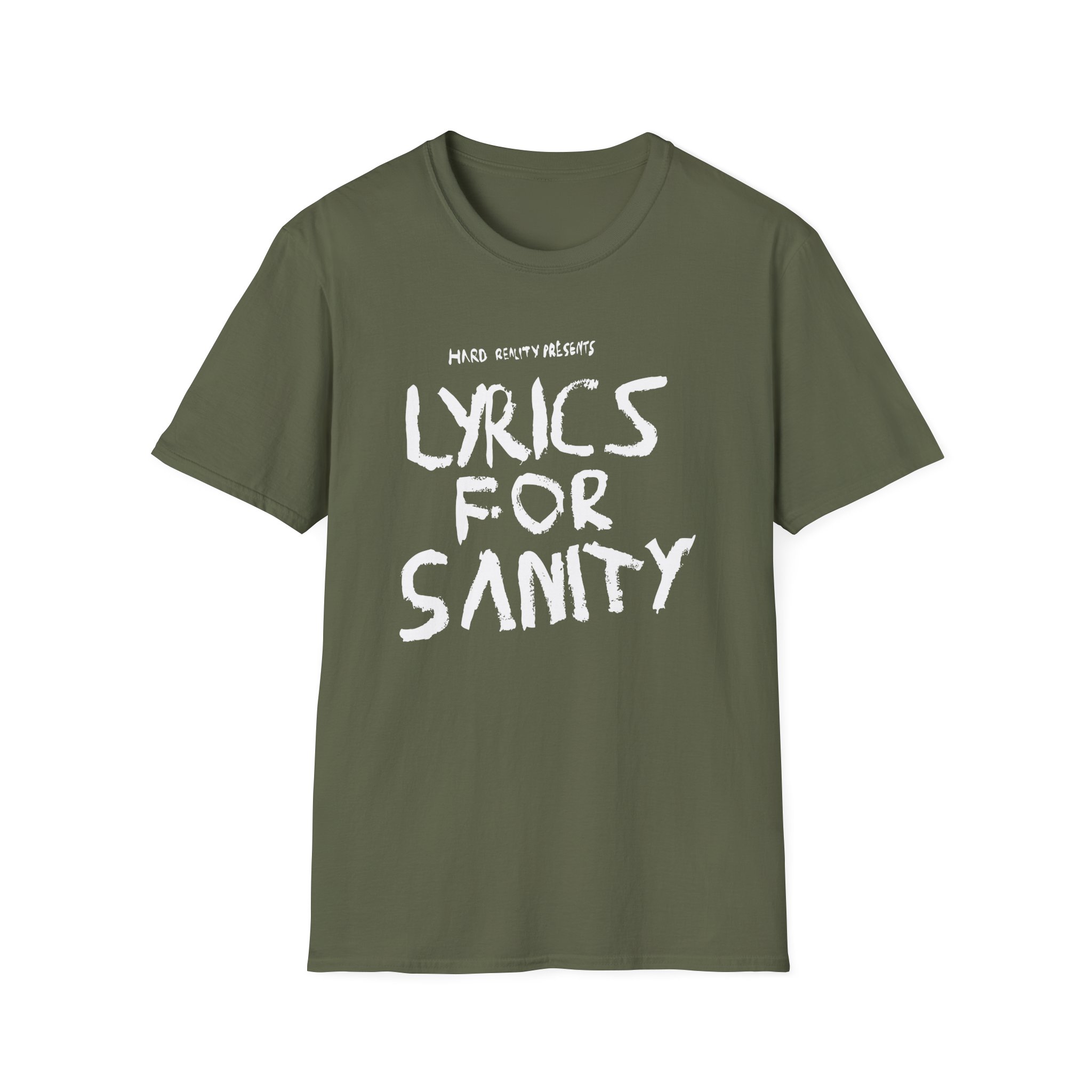 Songer Lyrics for Sanity Unisex Softstyle T-Shirt