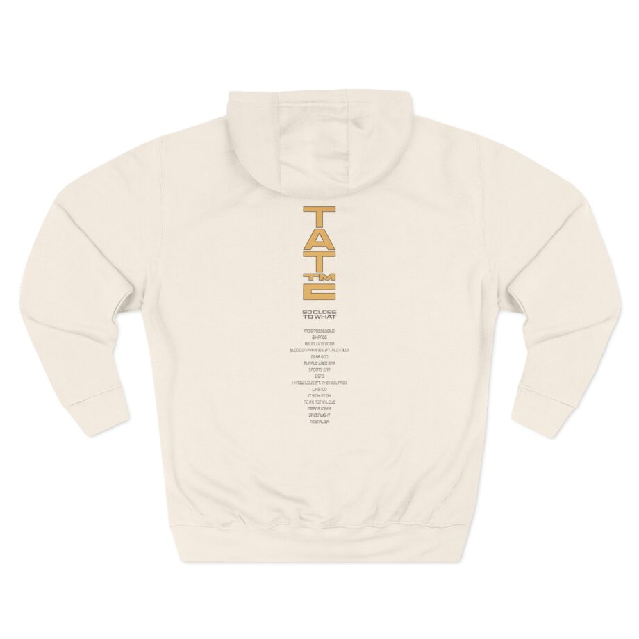 Tate Mcrae Tracklist Three-Panel Fleece Hoodie