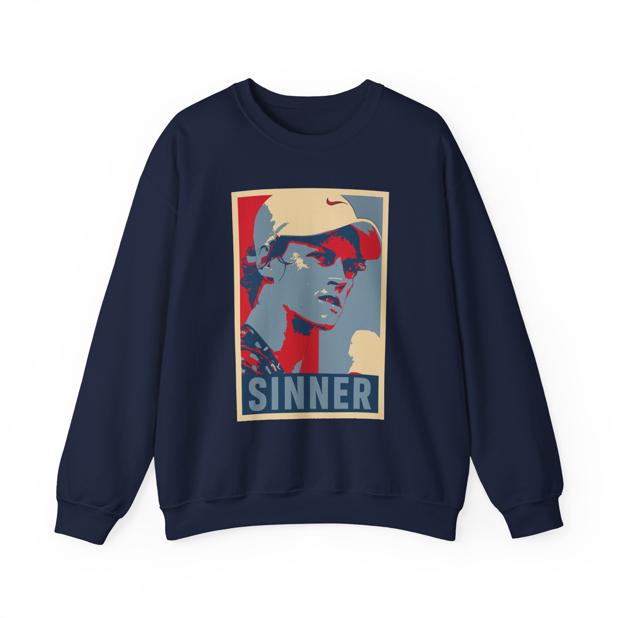Jannik Sinner Unisex Heavy Blendâ„¢ Crewneck Sweatshirt