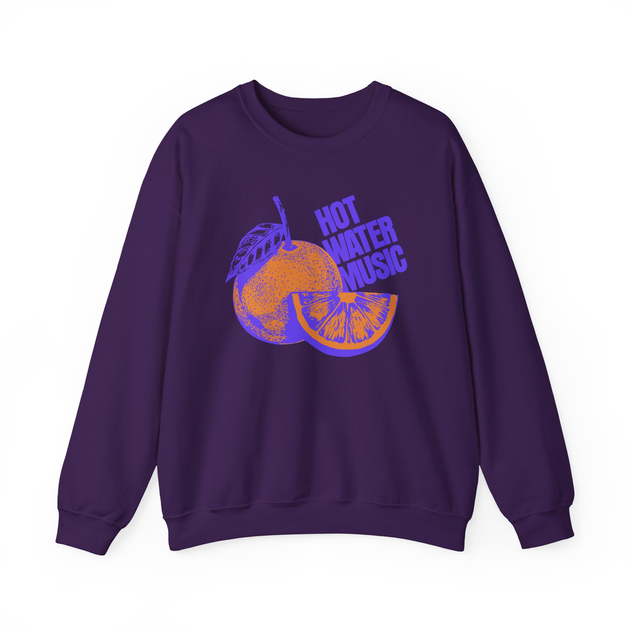 Hot Water Music Florida Orange Unisex Heavy Blendâ„¢ Crewneck Sweatshirt