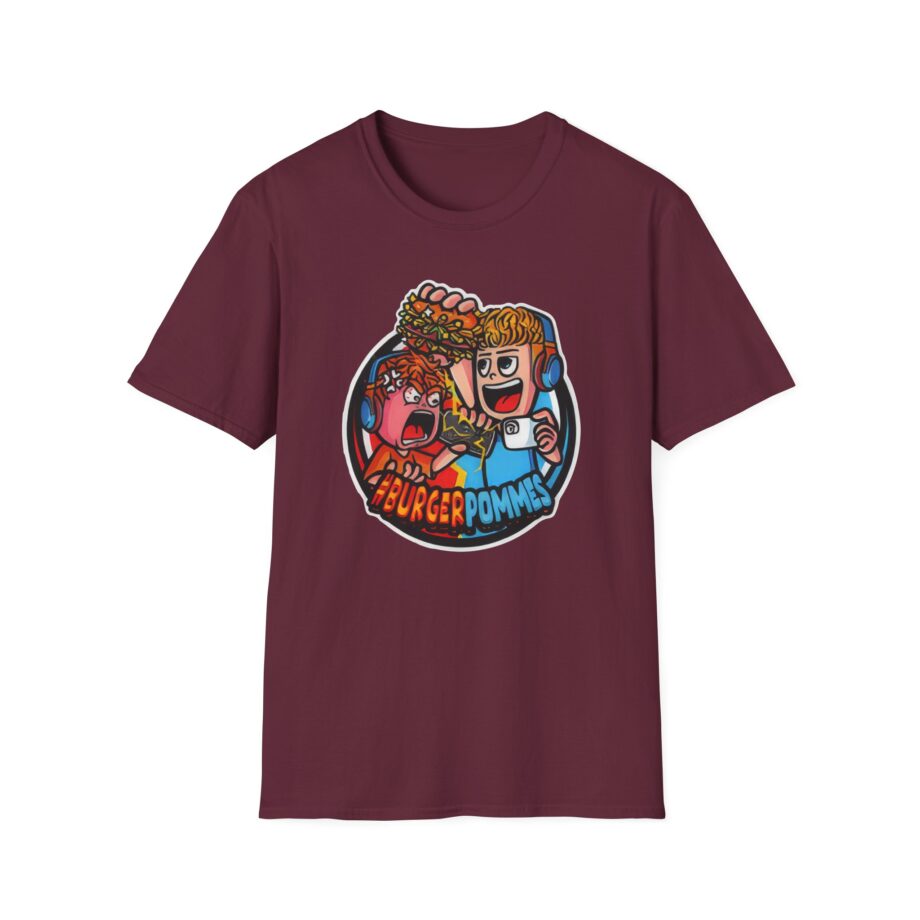 Burger Pommes Unisex Softstyle T-Shirt