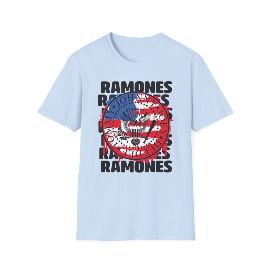 Ramones US Flag Unisex Softstyle T-Shirt