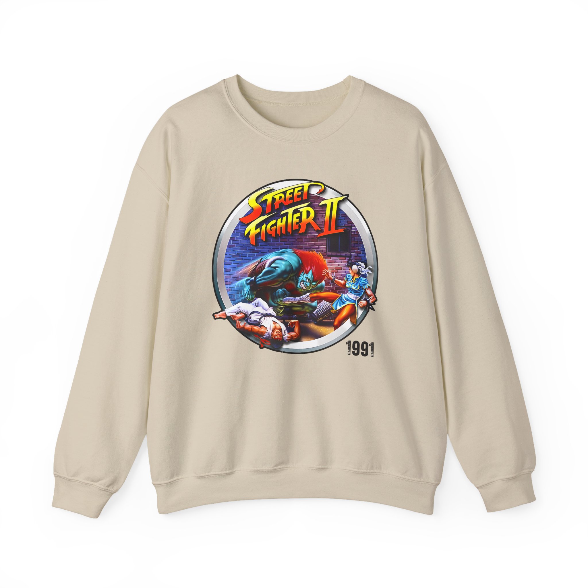 Ishowspeed Street Fighter Unisex Heavy Blendâ„¢ Crewneck Sweatshirt
