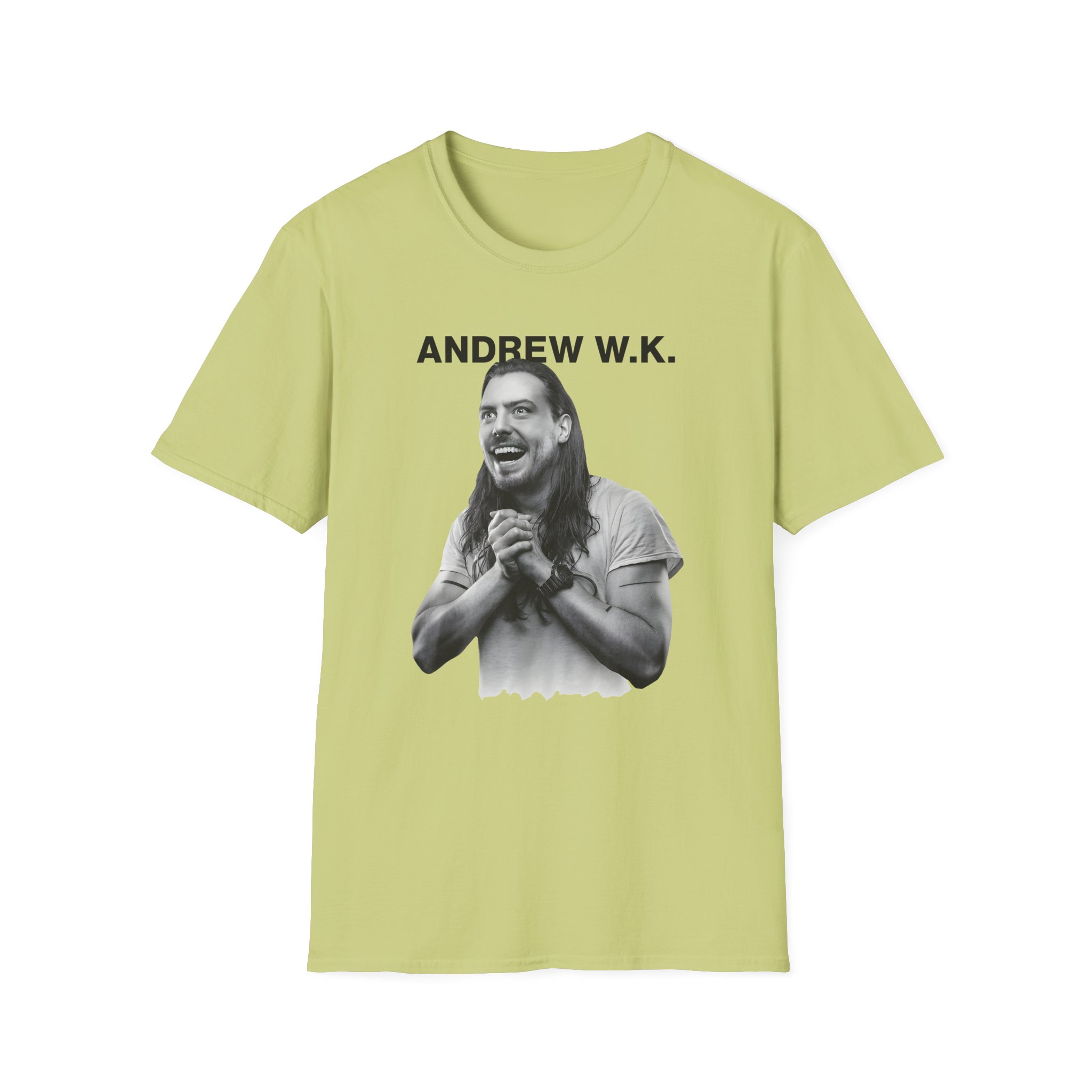 Andrew Wk Happy Unisex Softstyle T-Shirt