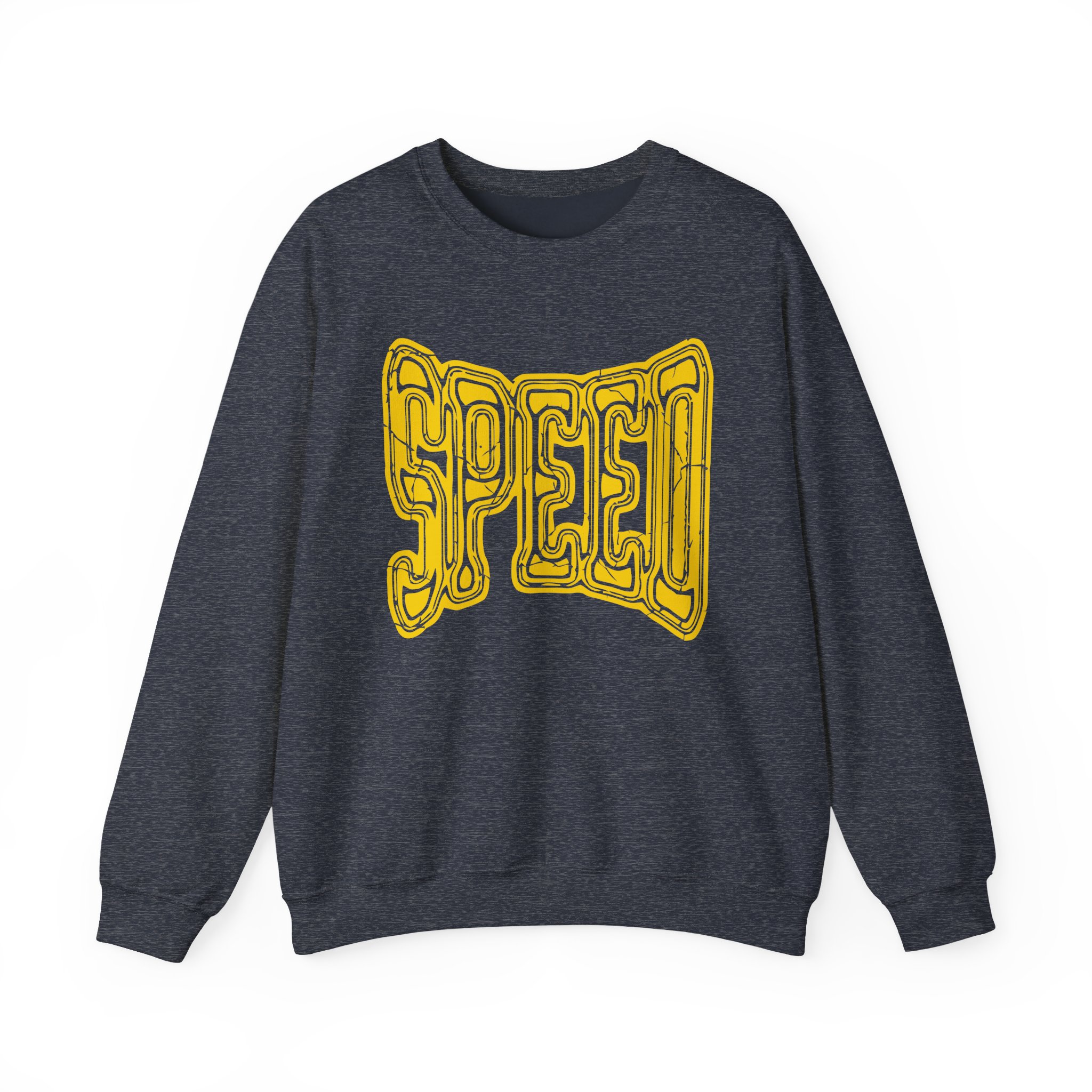 Ishowspeed Gold Logo Unisex Heavy Blendâ„¢ Crewneck Sweatshirt