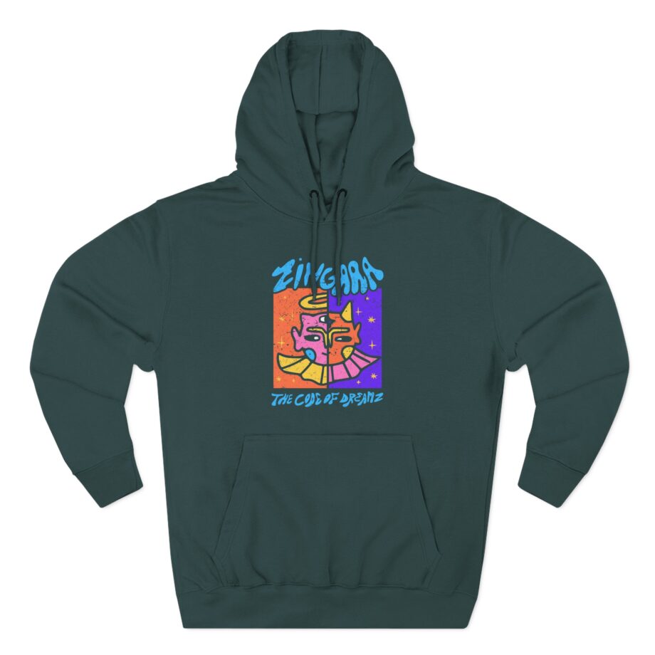 Zingara Good and Evil Three-Panel Fleece Hoodie