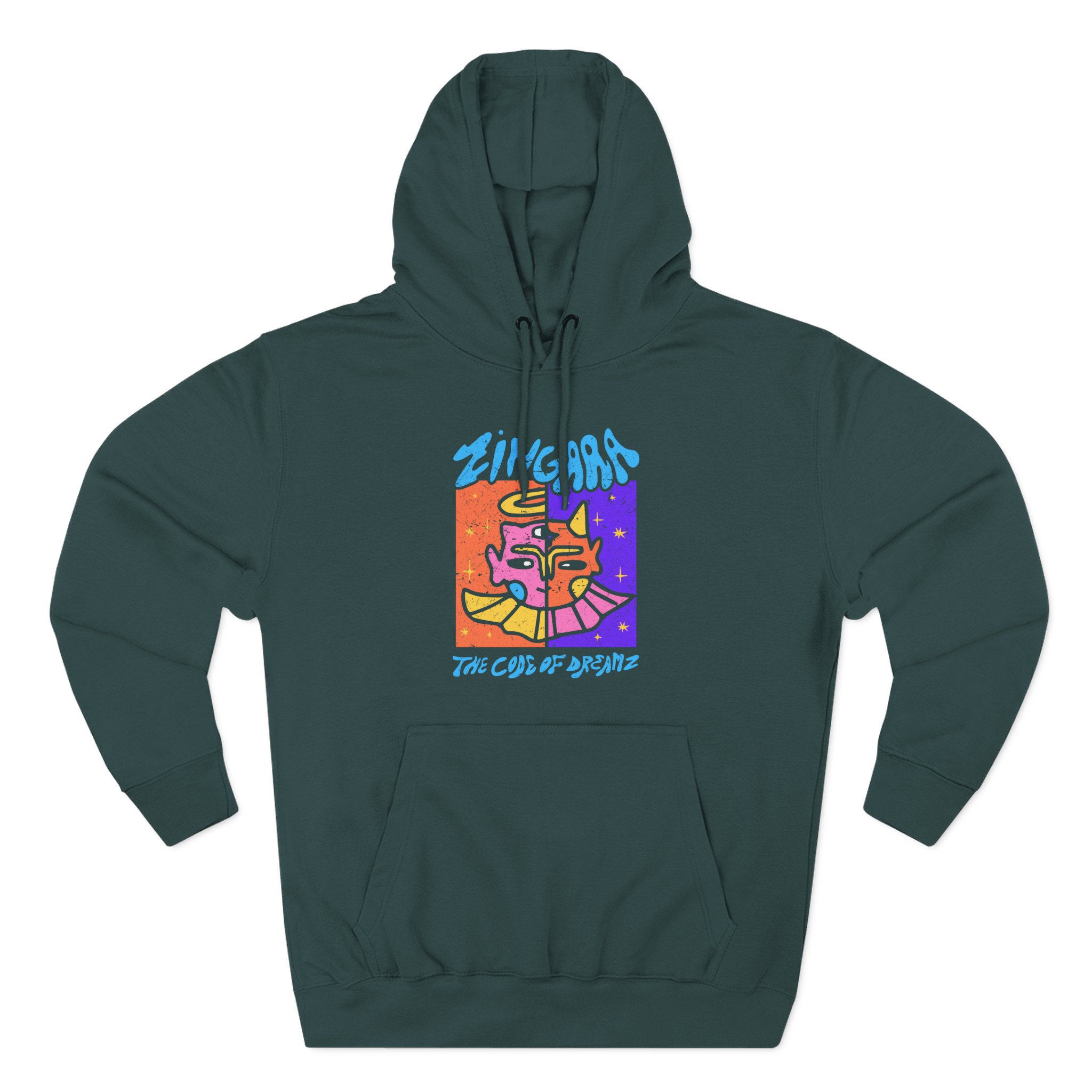 Zingara Good and Evil Three-Panel Fleece Hoodie