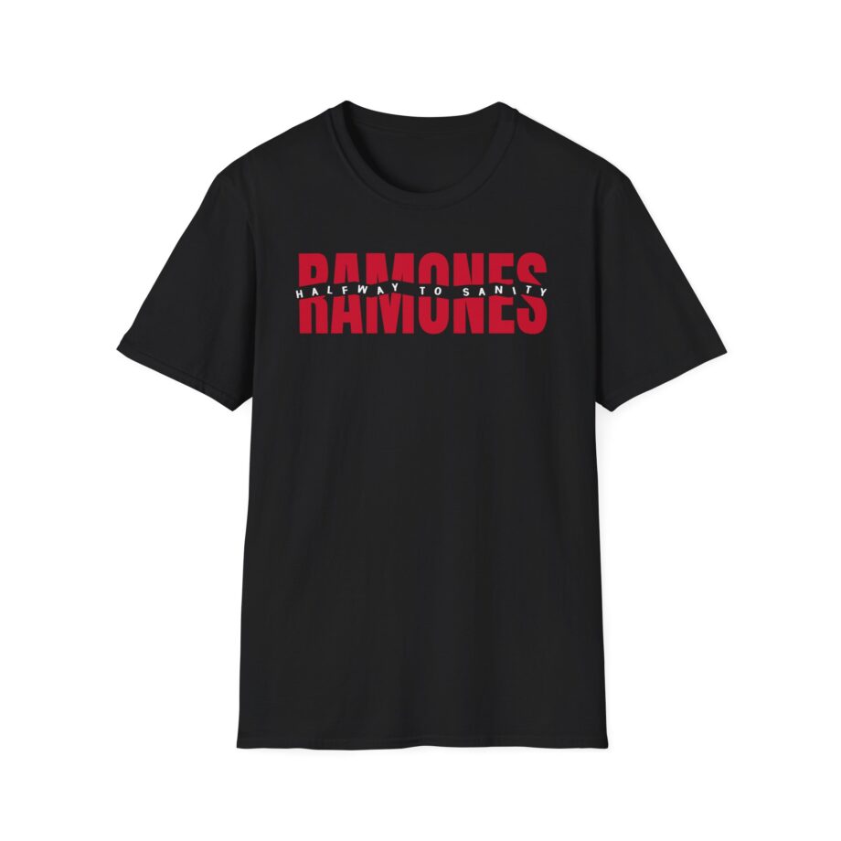 Ramones Halfway To Sanity Unisex Softstyle T-Shirt