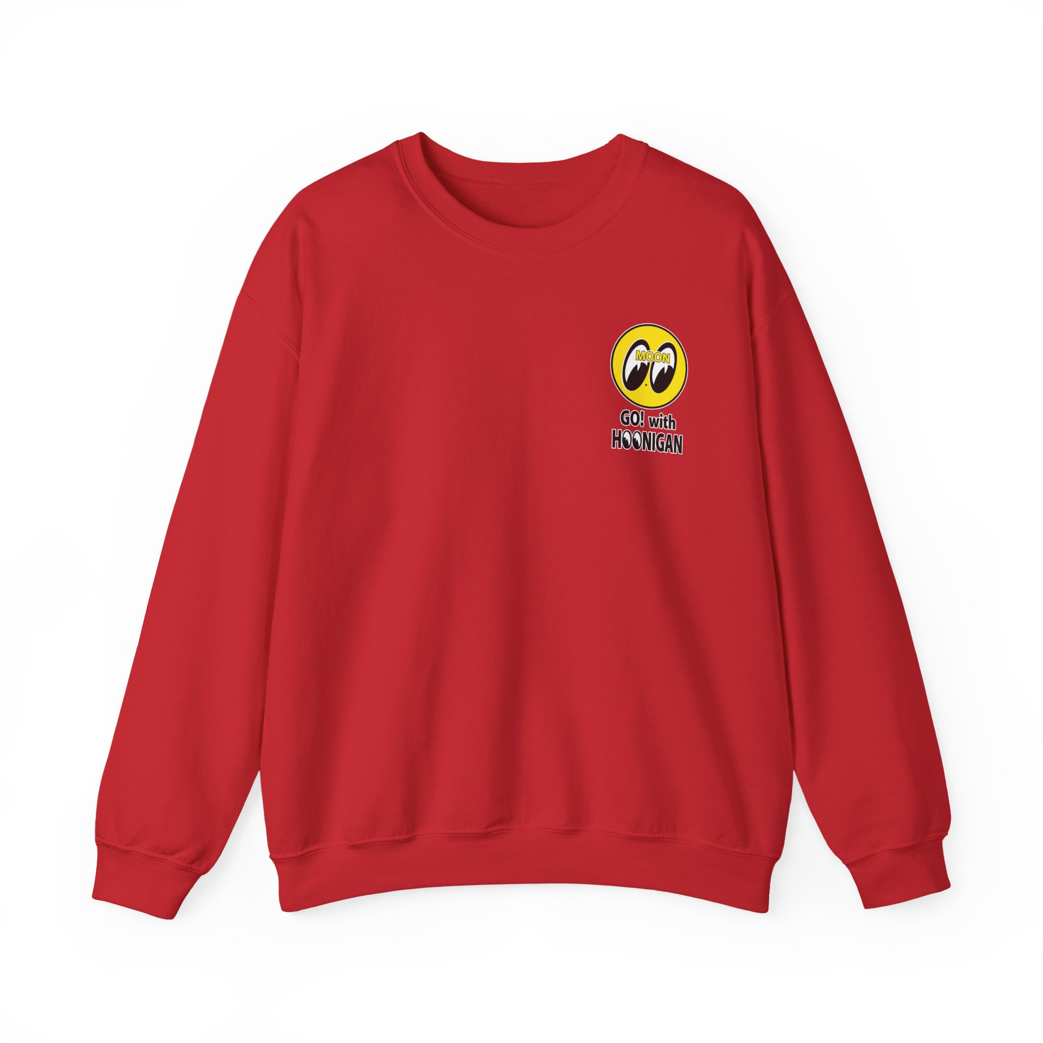Ken Block Hoonigan X Mooneyes Go With Hoon Unisex Heavy Blendâ„¢ Crewneck Sweatshirt