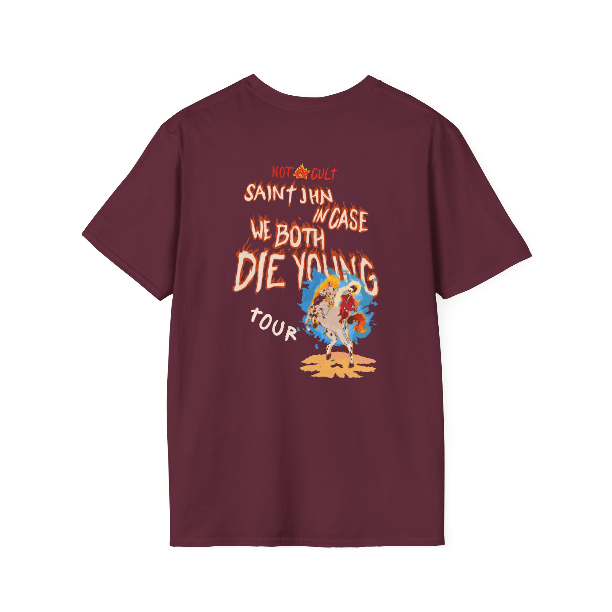 Saint Jhn Incase We Both Die Young World Tour Unisex Softstyle T-Shirt