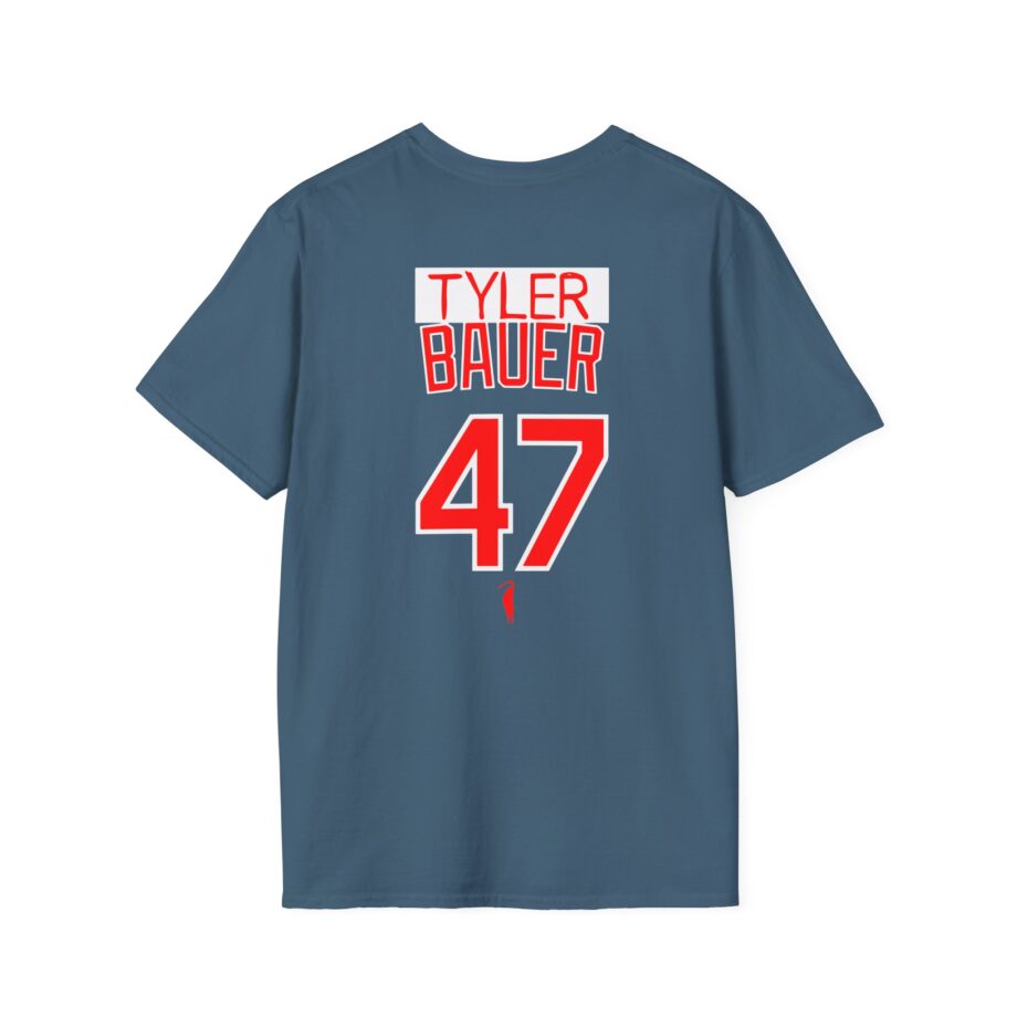 Trevor Bauer Hard Work Never Settles Unisex Softstyle T-Shirt