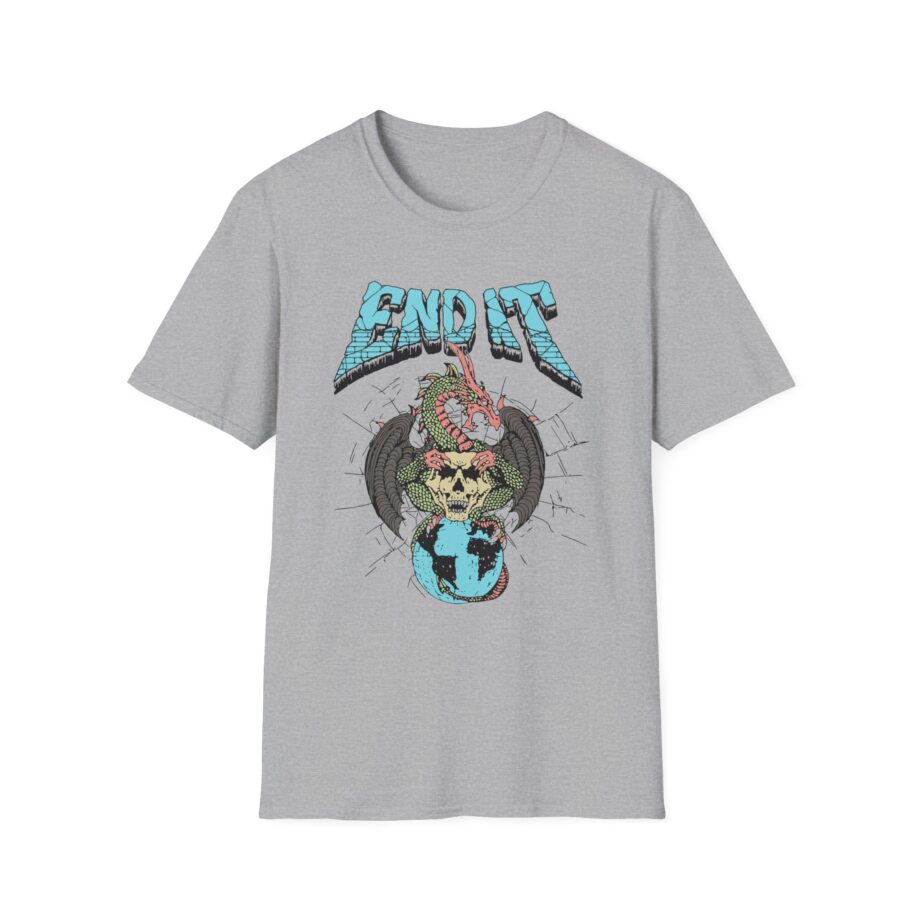 End It Dragon Skull Unisex Softstyle T-Shirt