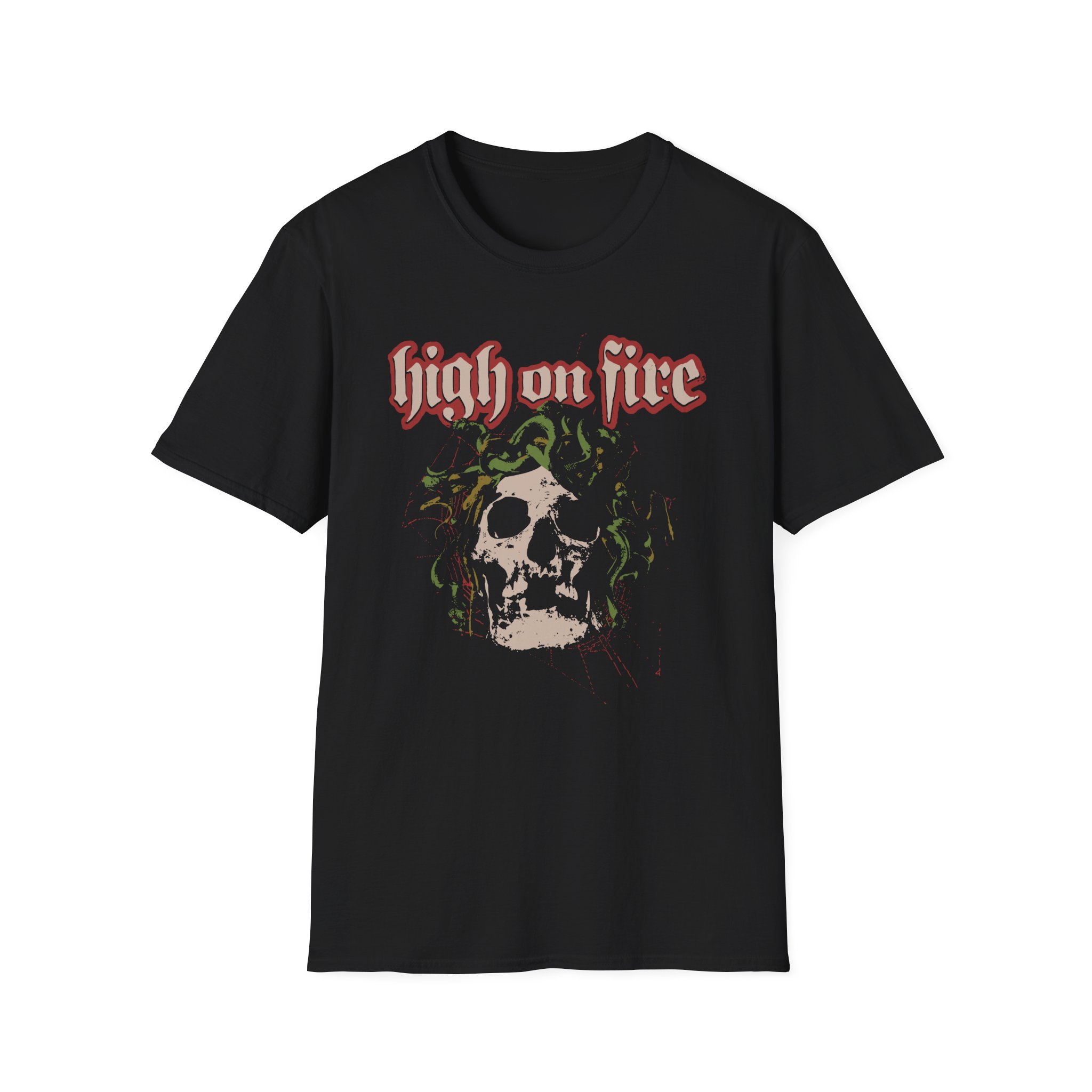 High on Fire Medusa Unisex Softstyle T-Shirt