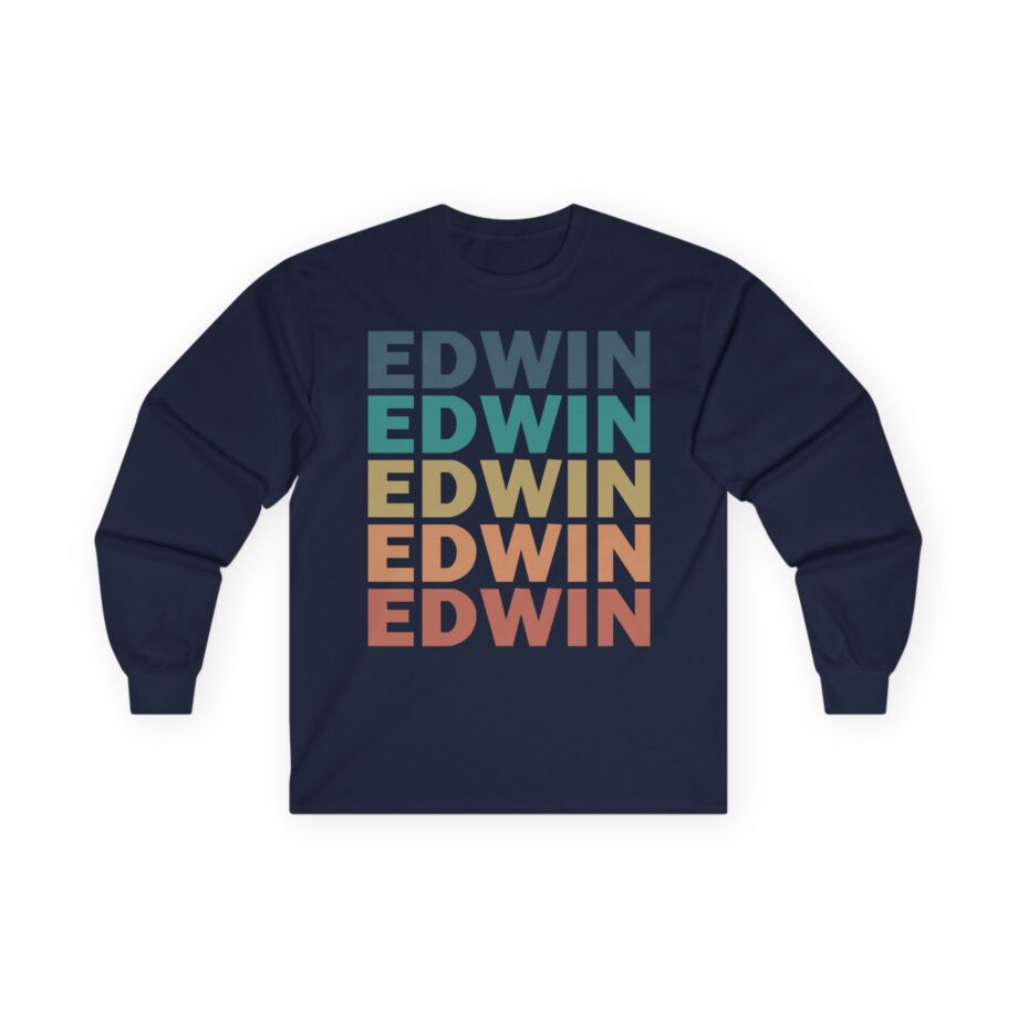 Edwin Rosen Retro Unisex Ultra Cotton Long Sleeve Tee
