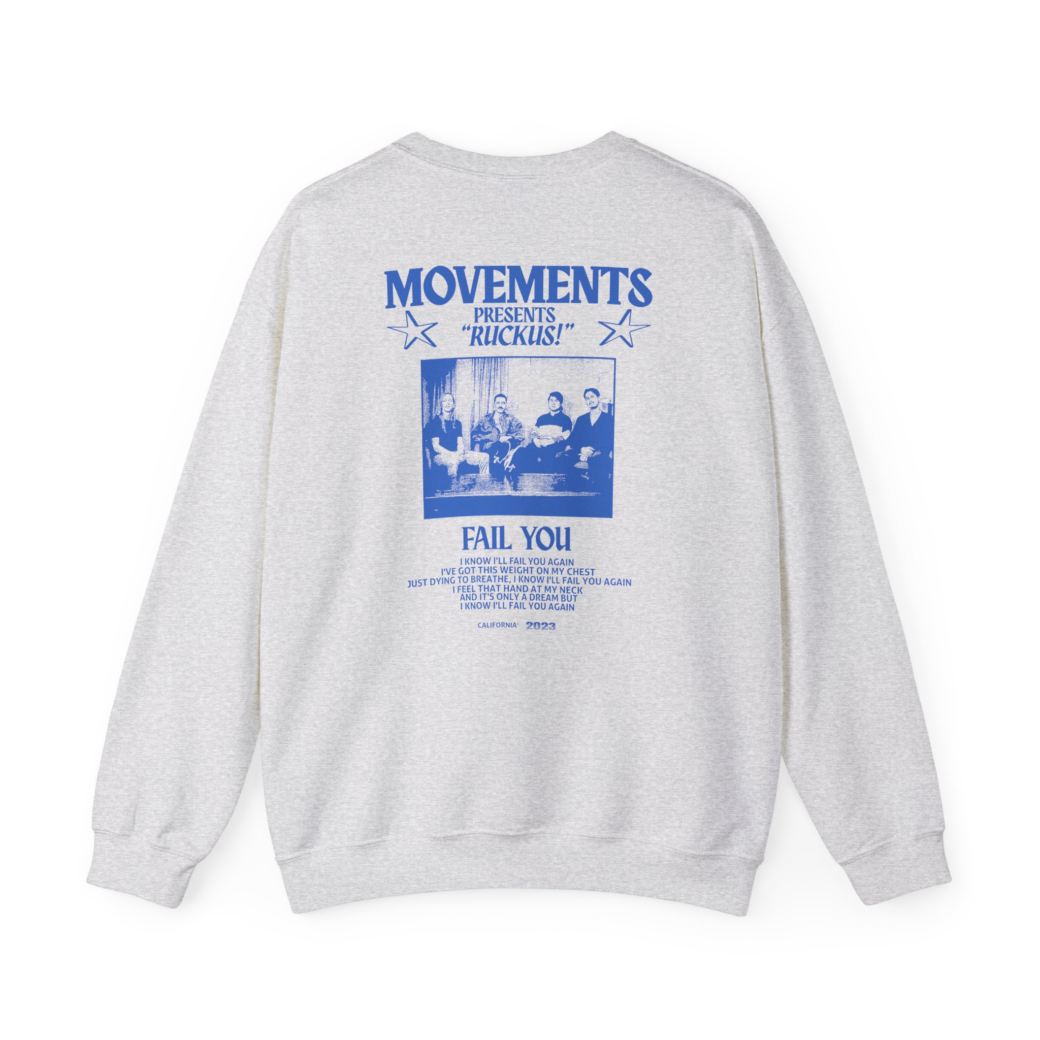 Movements Fail You Photo Unisex Heavy Blendâ„¢ Crewneck Sweatshirt