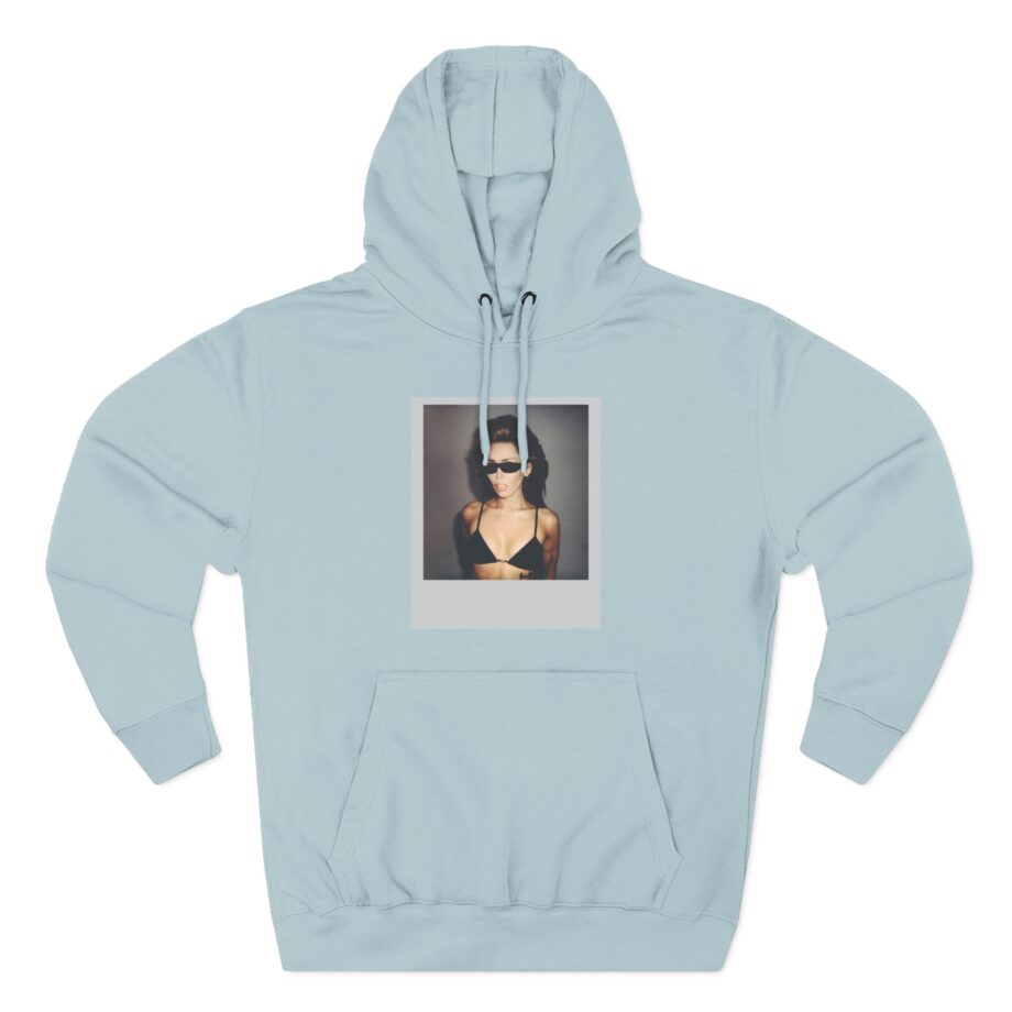 Miley Cyrus Polaroid Photo Three-Panel Fleece Hoodie