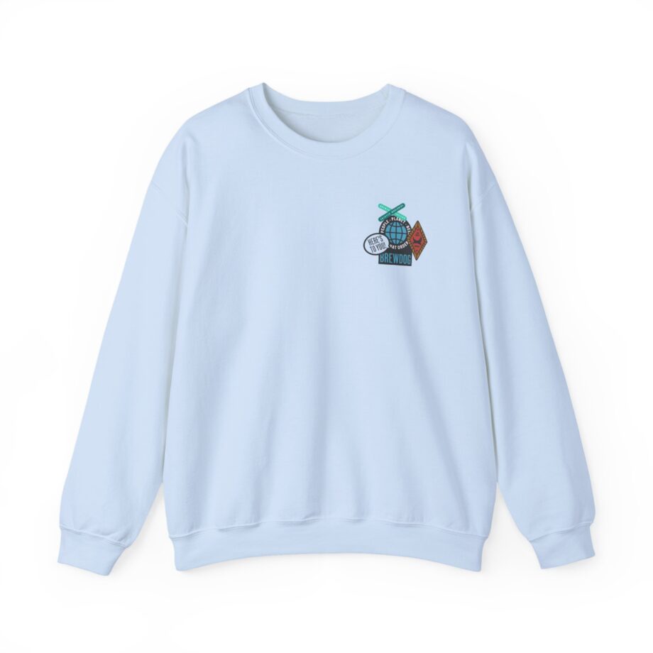 Brewdog Punk Sticker Unisex Heavy Blend™ Crewneck Sweatshirt