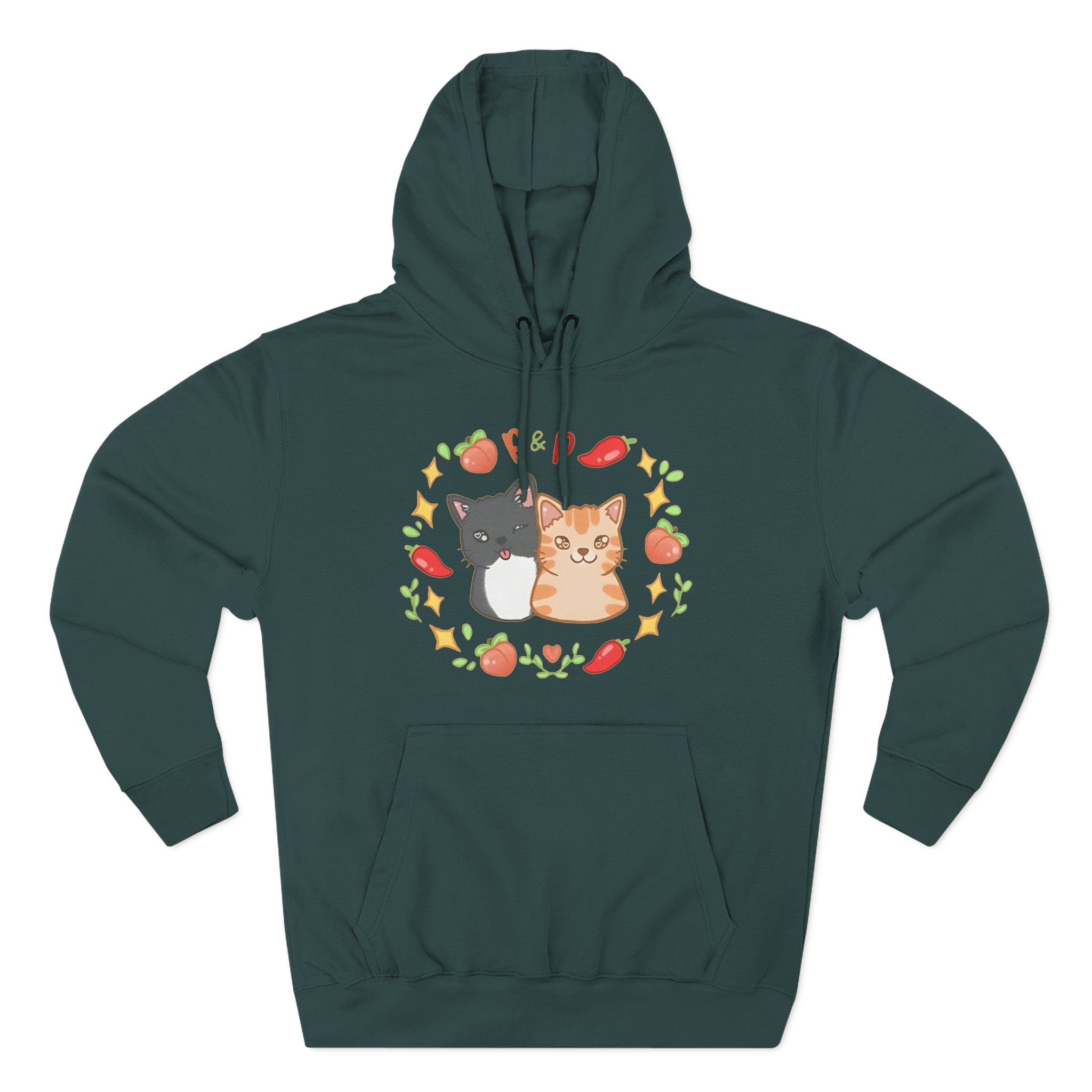 Erobb221 Three-Panel Fleece Hoodie