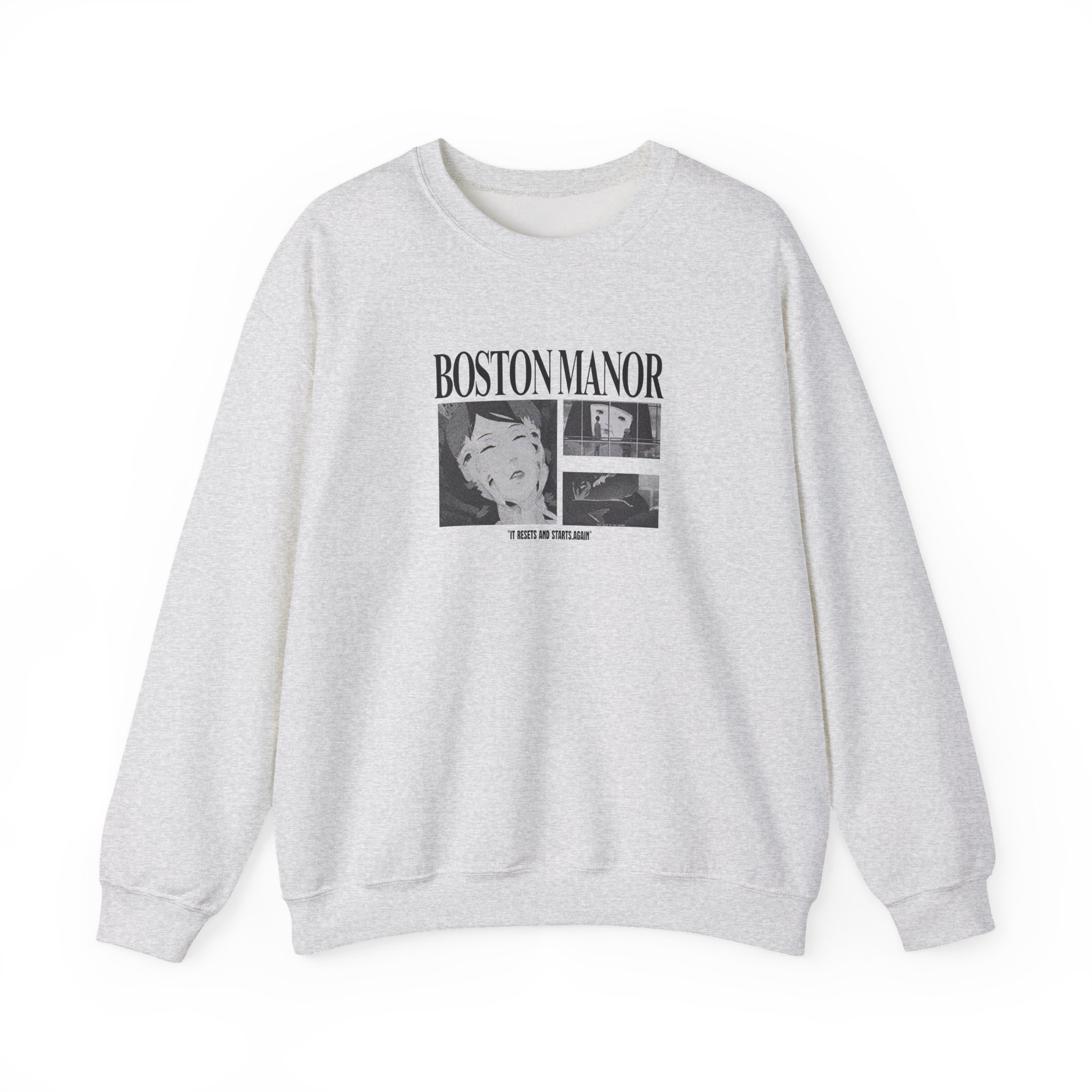 Boston Manor Paprika Unisex Heavy Blendâ„¢ Crewneck Sweatshirt
