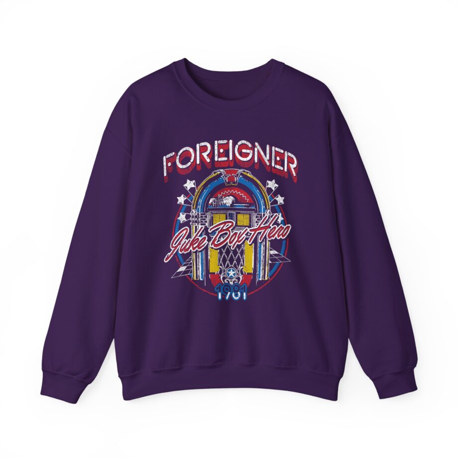 Foreigner Juke Box Hero Unisex Heavy Blend™ Crewneck Sweatshirt