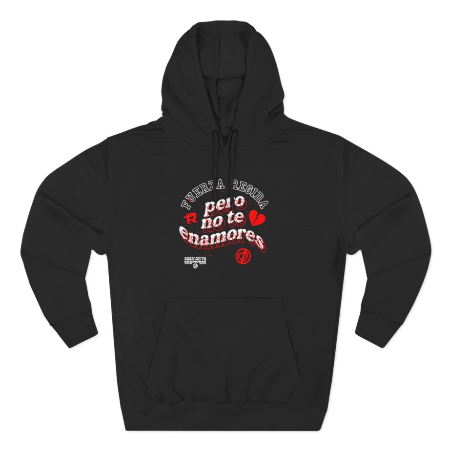 Fuerza Regida Broken Heart  Three-Panel Fleece Hoodie