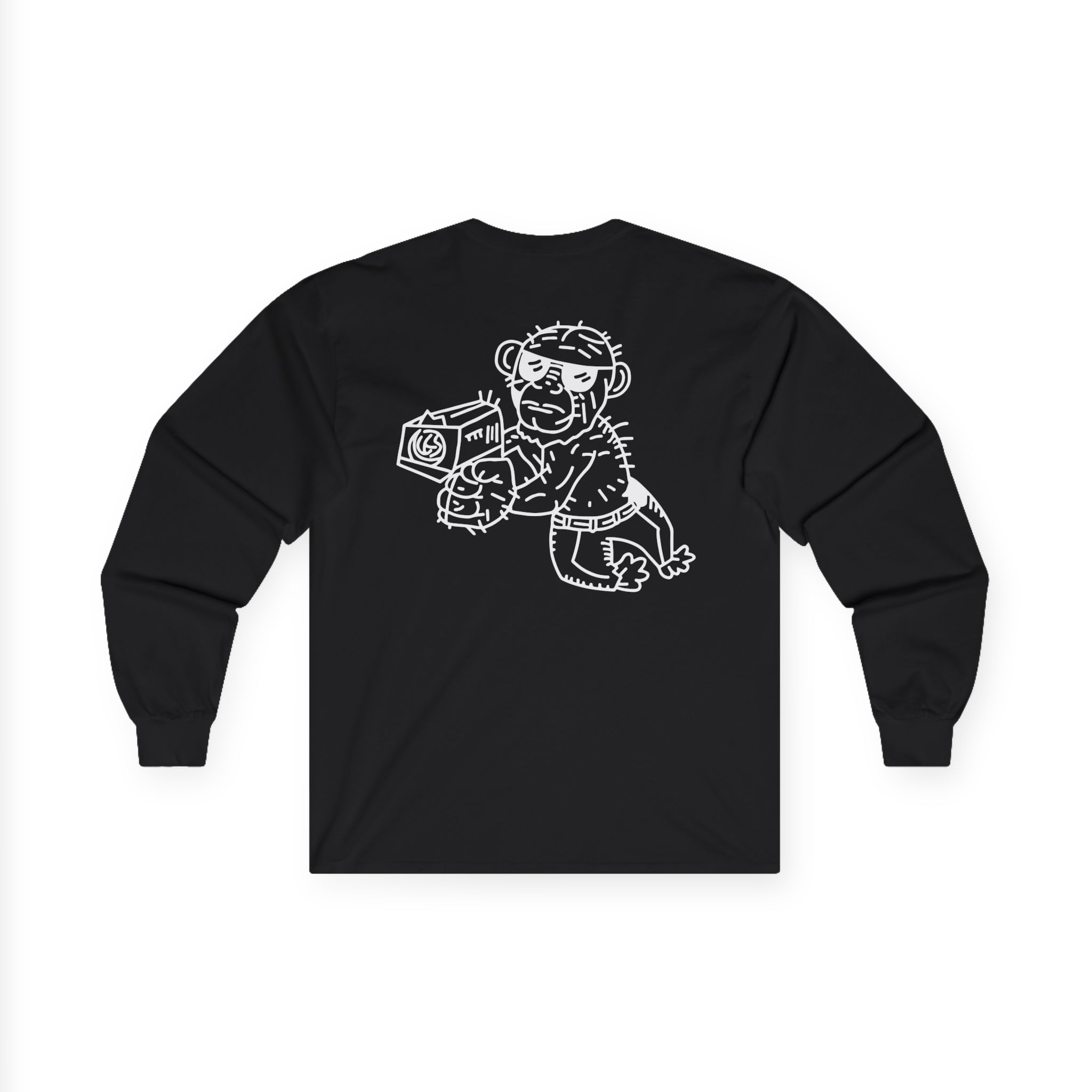 Spoonkid Detective Monke Unisex Ultra Cotton Long Sleeve Tee