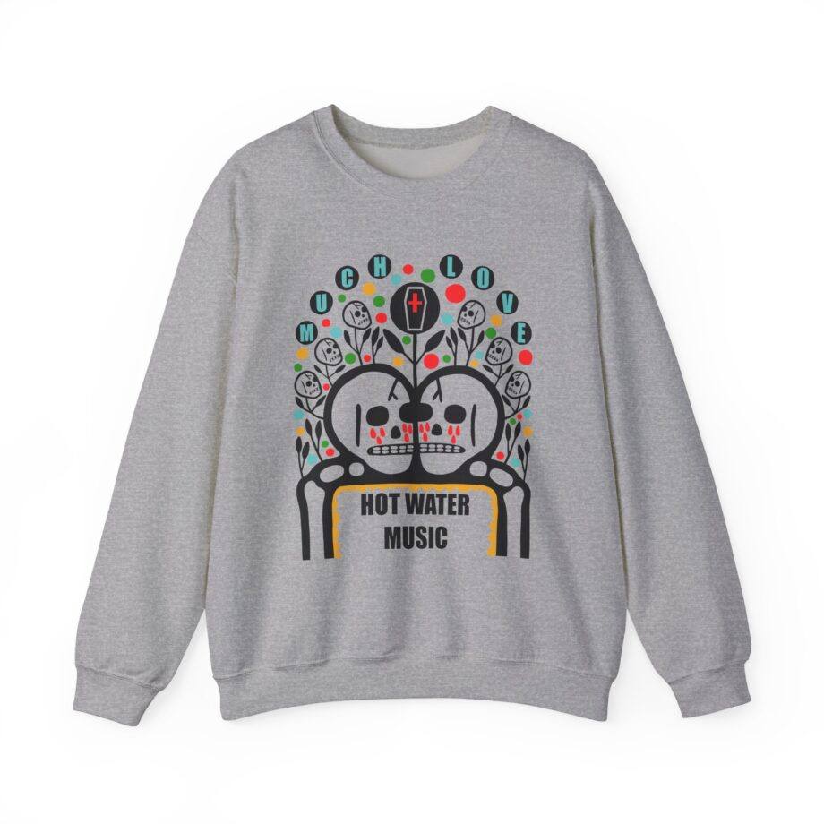 Hot Water Music Much Love Unisex Heavy Blend™ Crewneck Sweatshirt