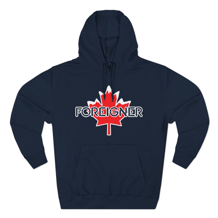 Foreigner Signed Three-Panel Fleece Hoodie