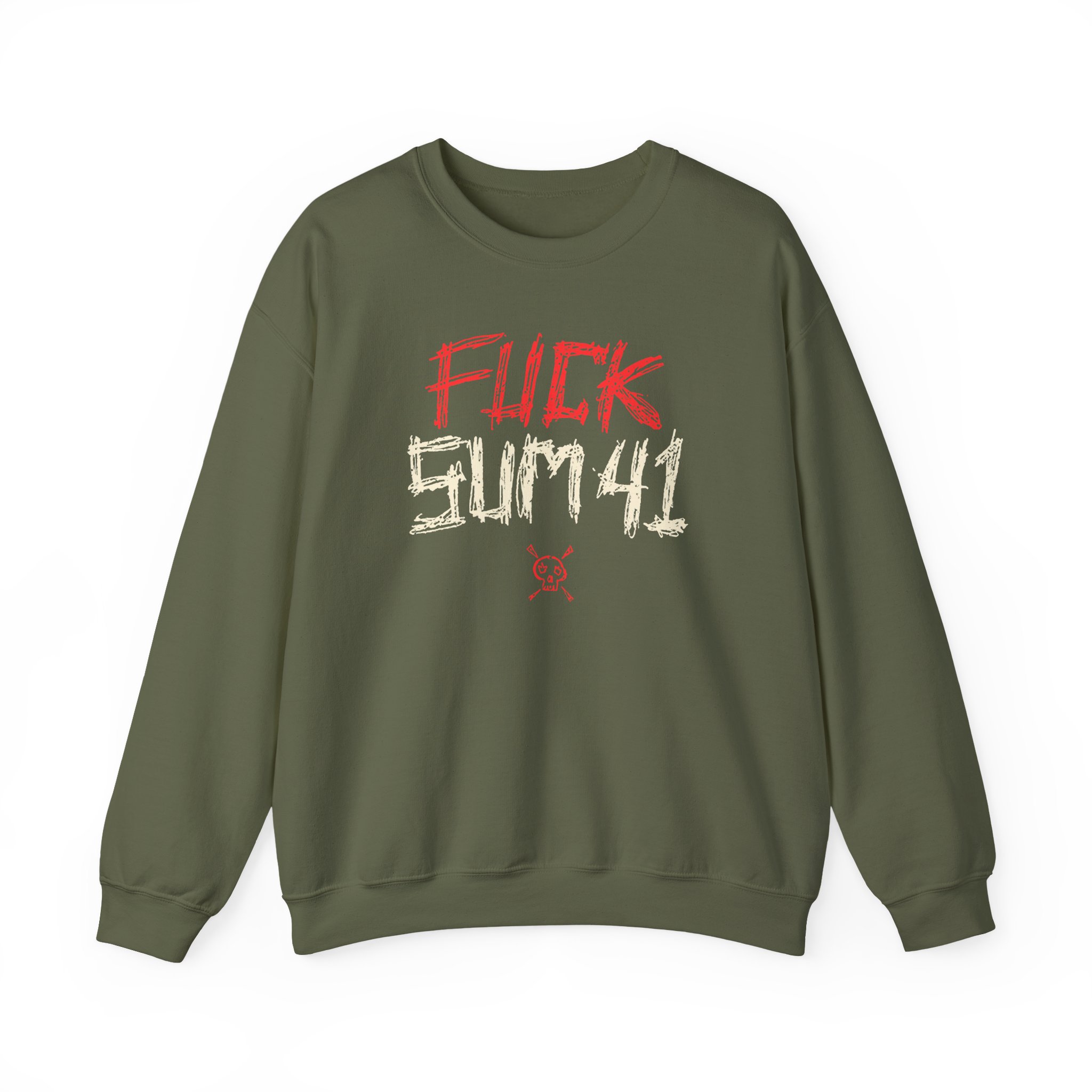 Sum 41 F**k Tour Unisex Heavy Blendâ„¢ Crewneck Sweatshirt