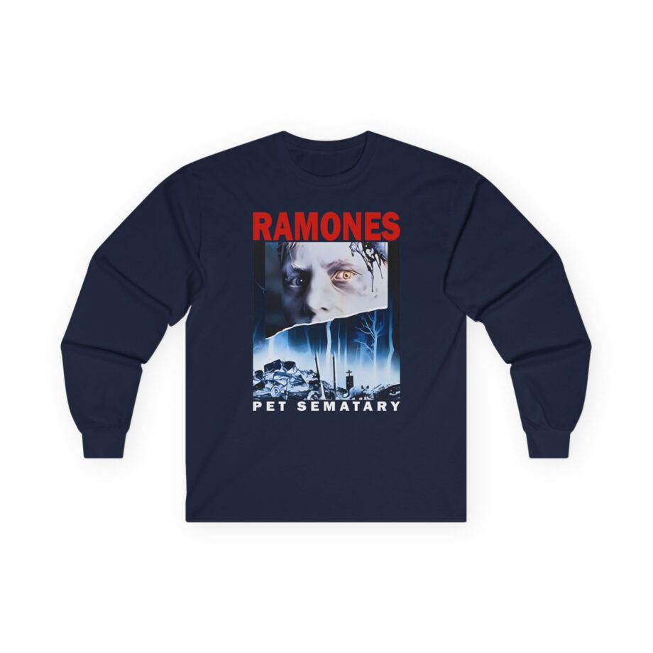 Ramones Pet Sematary T Shirt Unisex Ultra Cotton Long Sleeve Tee