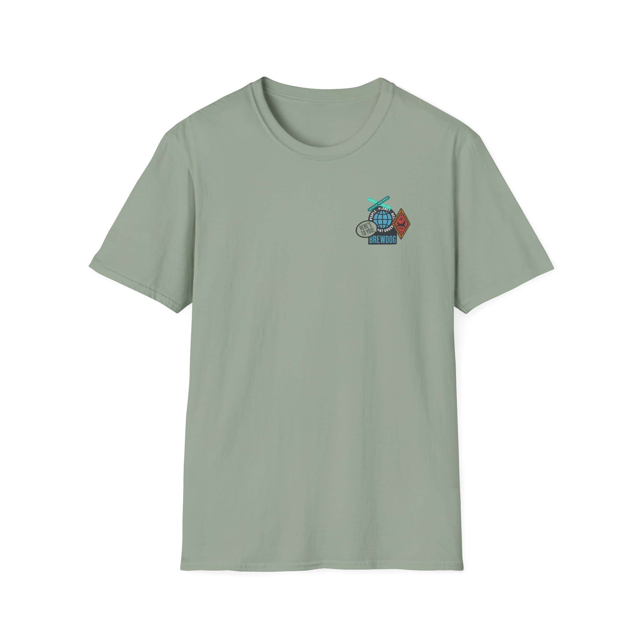 Brewdog Punk Sticker Unisex Softstyle T-Shirt
