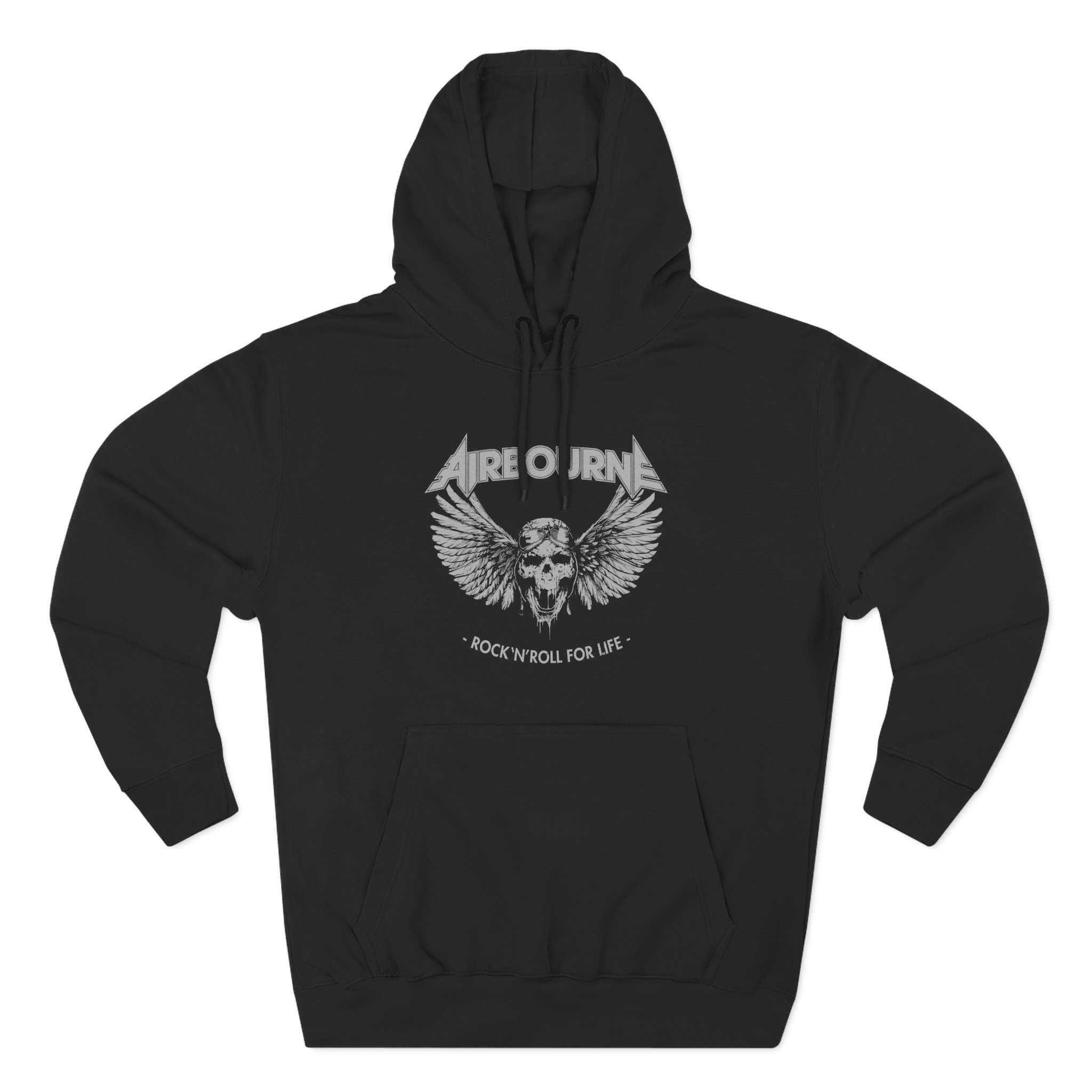 Airbourne - Rock N Roll for Life Three-Panel Fleece Hoodie