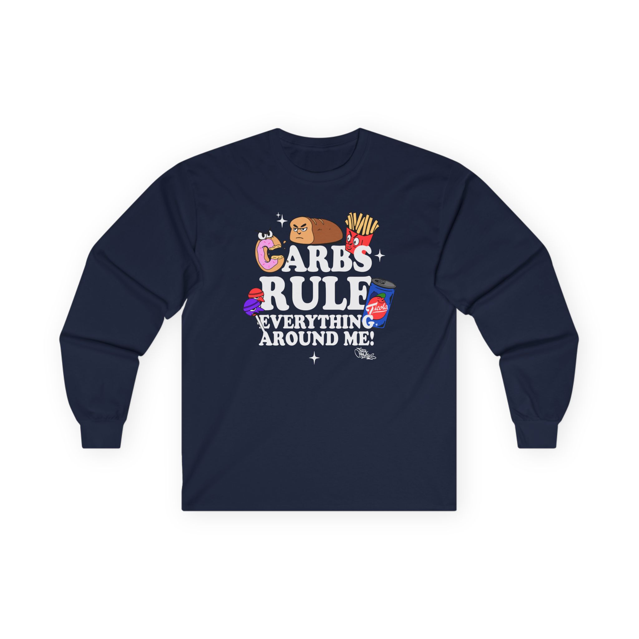 Method Man Carbs Rule Everything Around Me Unisex Ultra Cotton Long Sleeve Tee