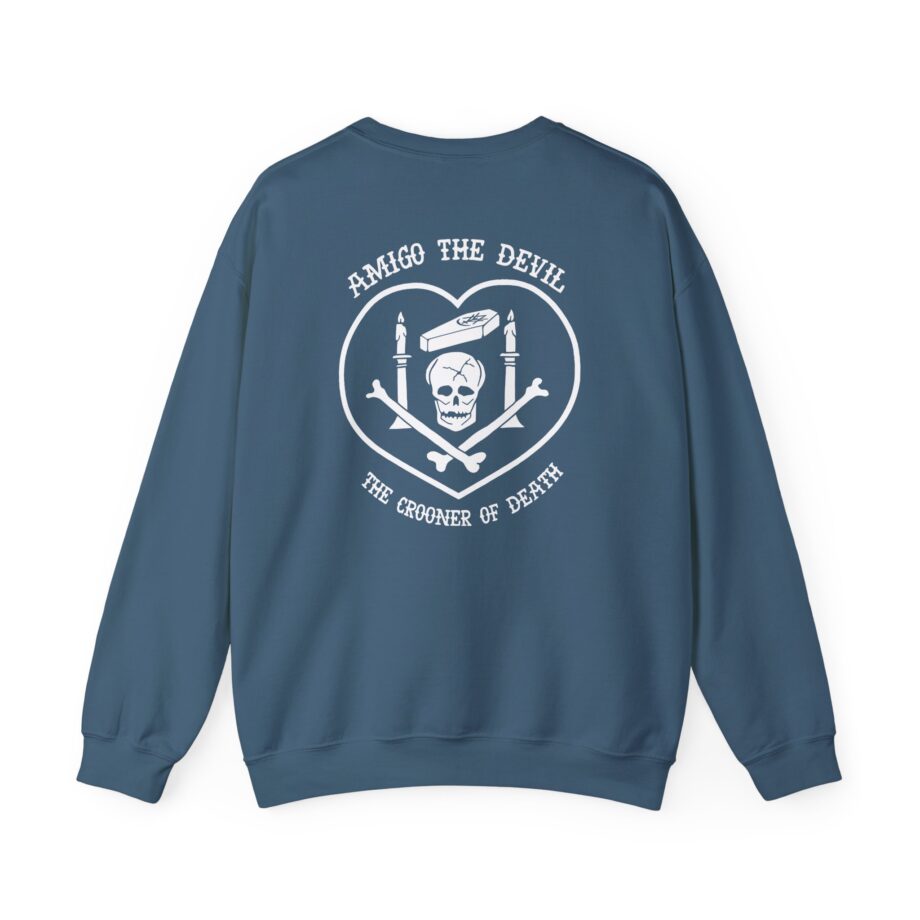 Amigo the Devil Born Against Unisex Heavy Blend™ Crewneck Sweatshirt